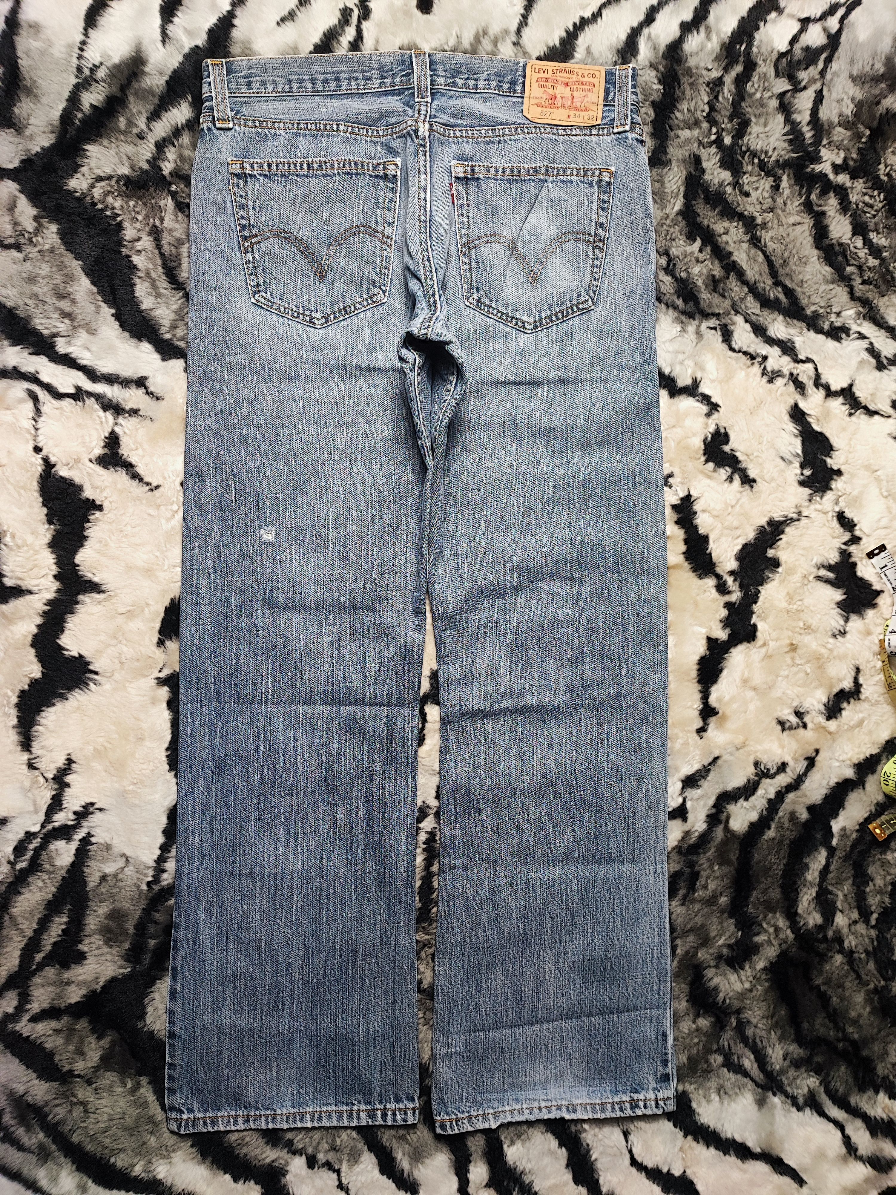 Levi's Levi's 527 Slim Bootcut Marbled Wash Y2K Skater Flare W34X31 Size US 34 / EU 50 - 11 Thumbnail