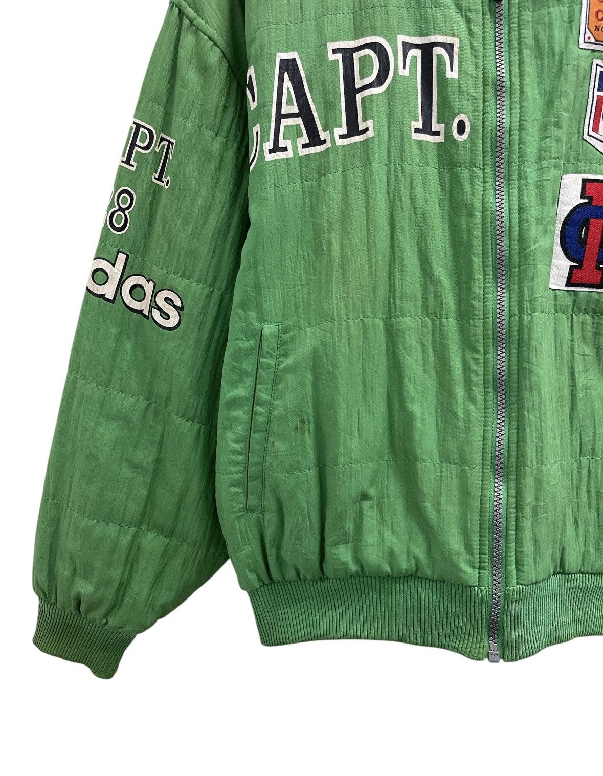 Adidas Vintage Adidas Patches Bomber Jacket Size US M / EU 48-50 / 2 - 9 Thumbnail
