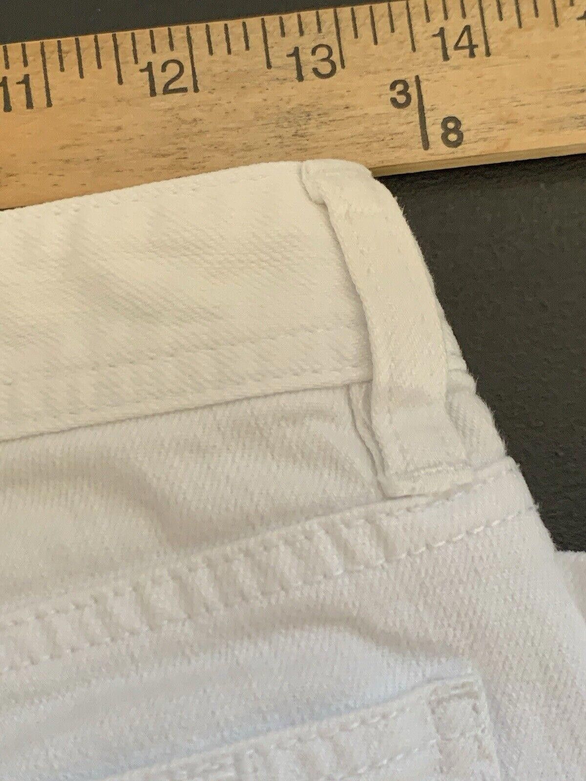 Tory Burch Tory Burch Womens Mid Rise Straight Cropped Jeans White Size 42" / US 20 - 9 Thumbnail