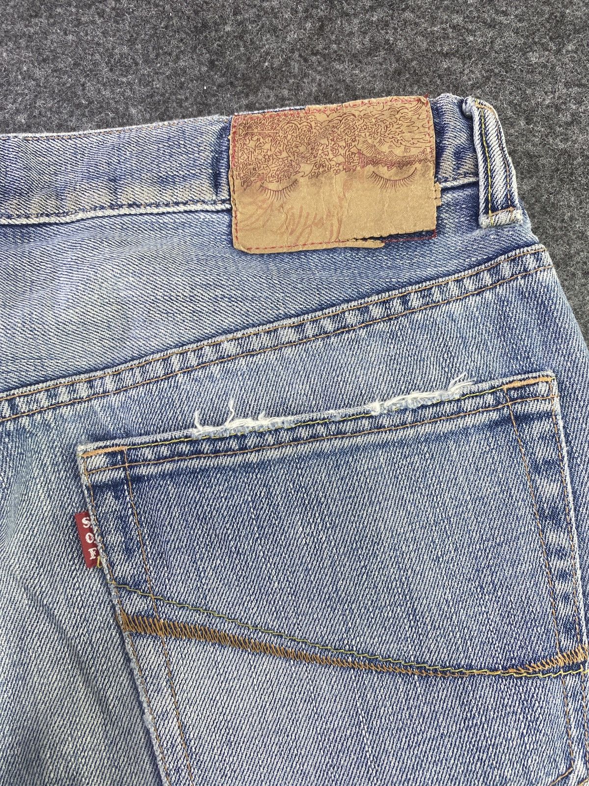 Japanese Brand Japanese Brand Soul Of Freedom Distressed Jeans-J856 Size US 32 / EU 48 - 12 Thumbnail