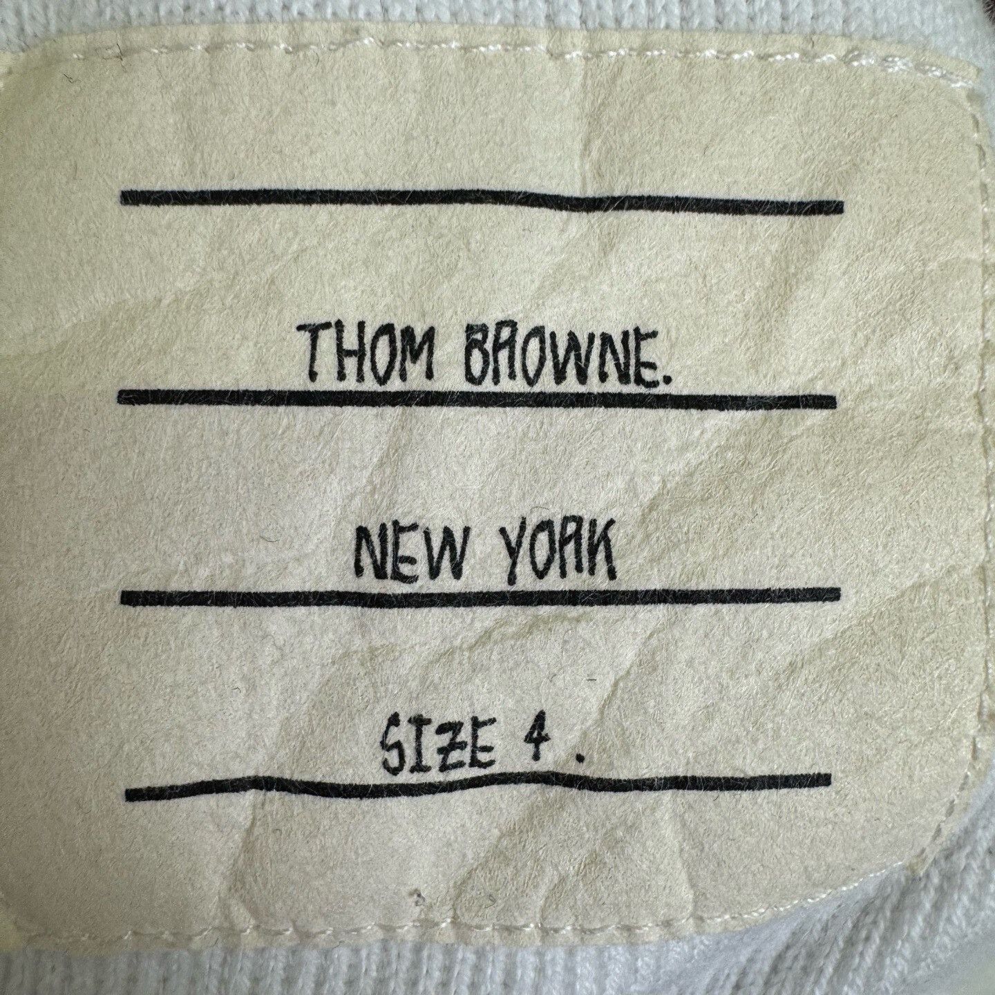Thom Browne thom browne white quarter zip sweatshirt Size US M / EU 48-50 / 2 - 5 Thumbnail