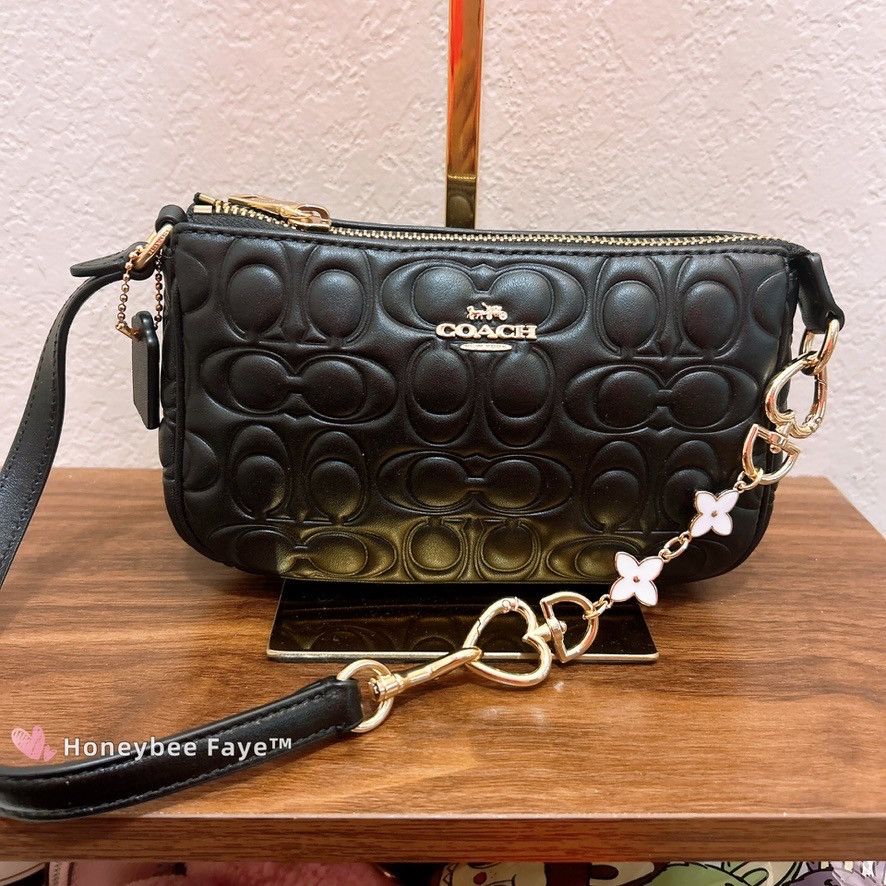 Coach NWT Coach Nolita 19 In Signature Canvas cz456 Walnut/Black Size ONE SIZE - 1 Thumbnail