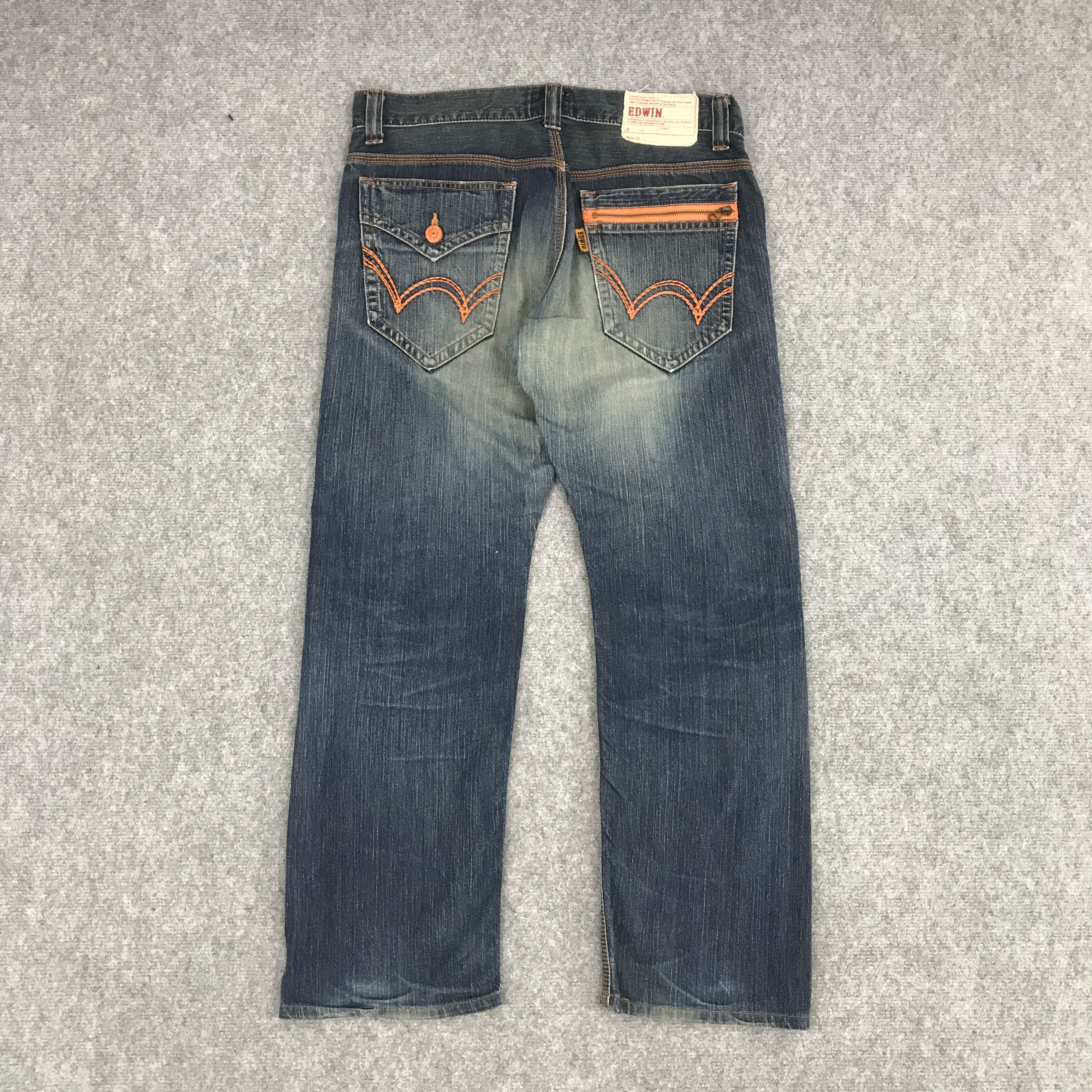 Edwin JAPAN EDWIN DISTRESSED JEAN PANTS Size US 34 / EU 50 - 2 Thumbnail