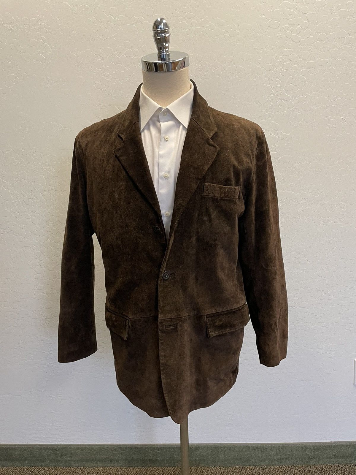 Rough Out Snuff Suede 3-Button Jacket