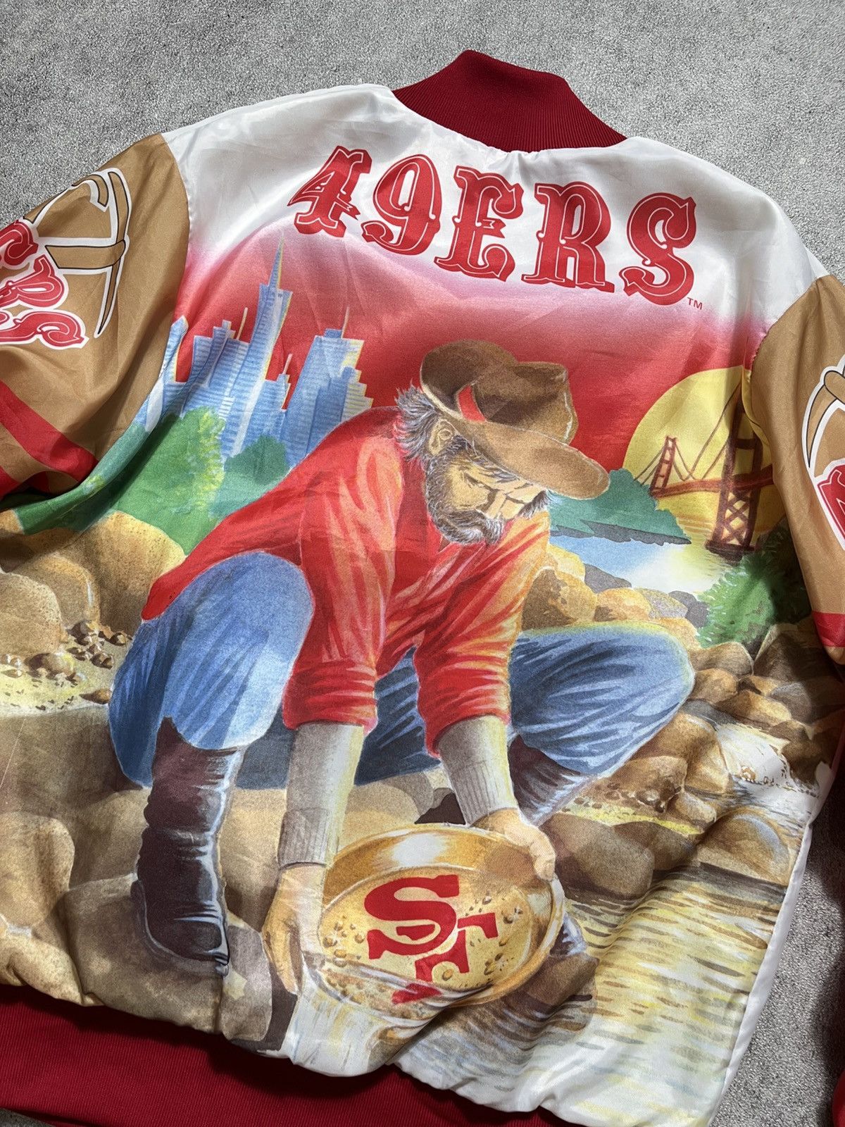 Chalk Line Vintage 90s Chalk Line San Francisco 49ers Fanimation Jacket Size US S / EU 44-46 / 1 - 5 Thumbnail