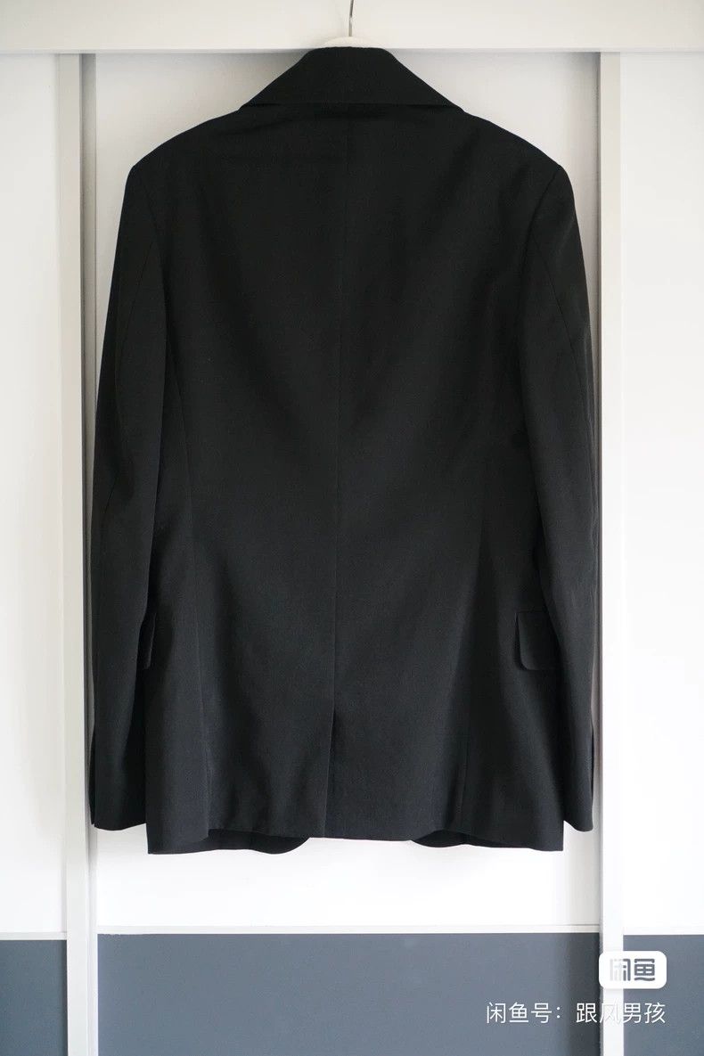 Yohji Yamamoto Yohji Yamamoto size 2 Silk Double Collar Green Fruit Collar Size 38R - 2 Thumbnail