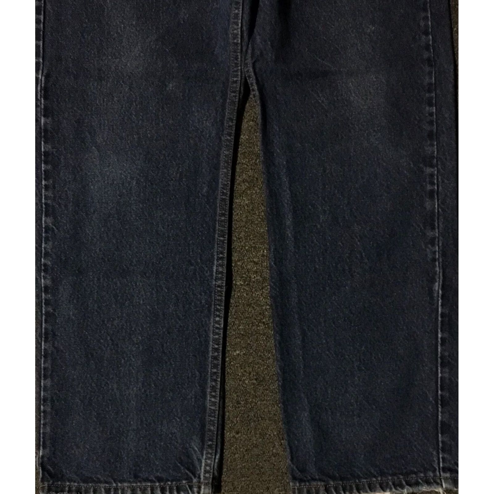 Levi's VINTAGE Levi's 505 Jeans Mens 34 Blue Denim Straight 80s 90s Grunge Punk Western Cowboy Band Rockwear 90s Distressed Size US 34 / EU 50 - 6 Thumbnail