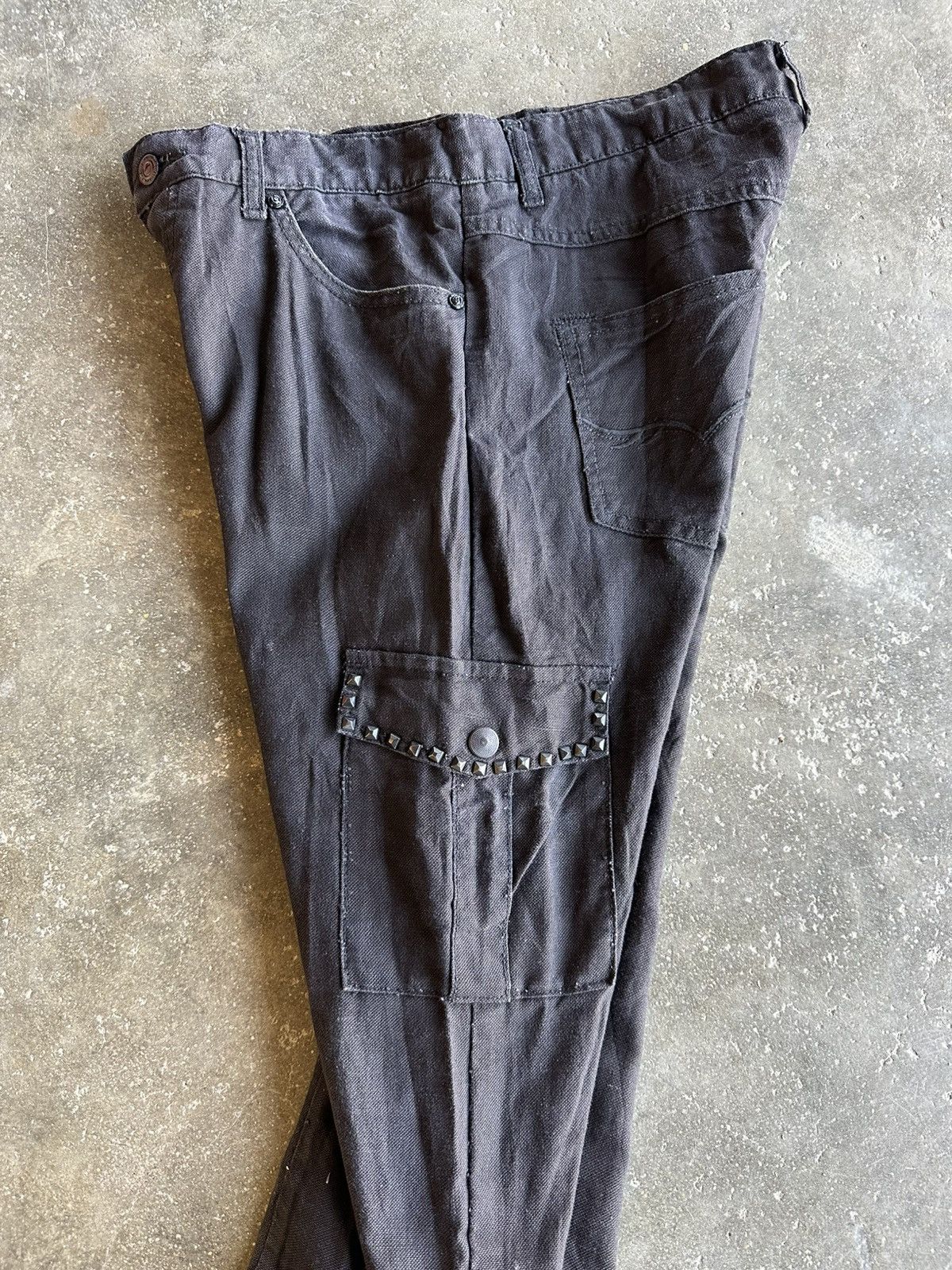 GOSTAR DE FUGA VERY RARE 💥VINTAGE FUGA JEANS CURVE/BANANA LEGS SPIKE PANTS Size US 32 / EU 48 - 16 Thumbnail