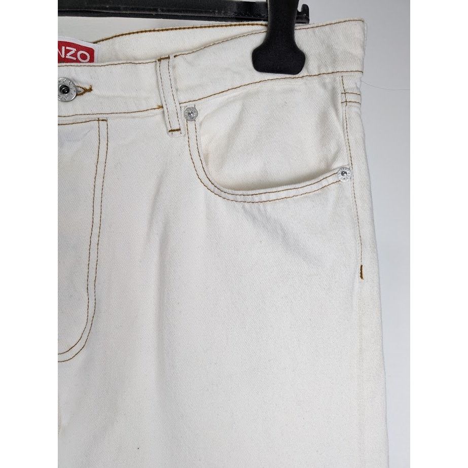 Kenzo o1rshd1 Denim Pant in White Size US 36 / EU 52 - 8 Thumbnail