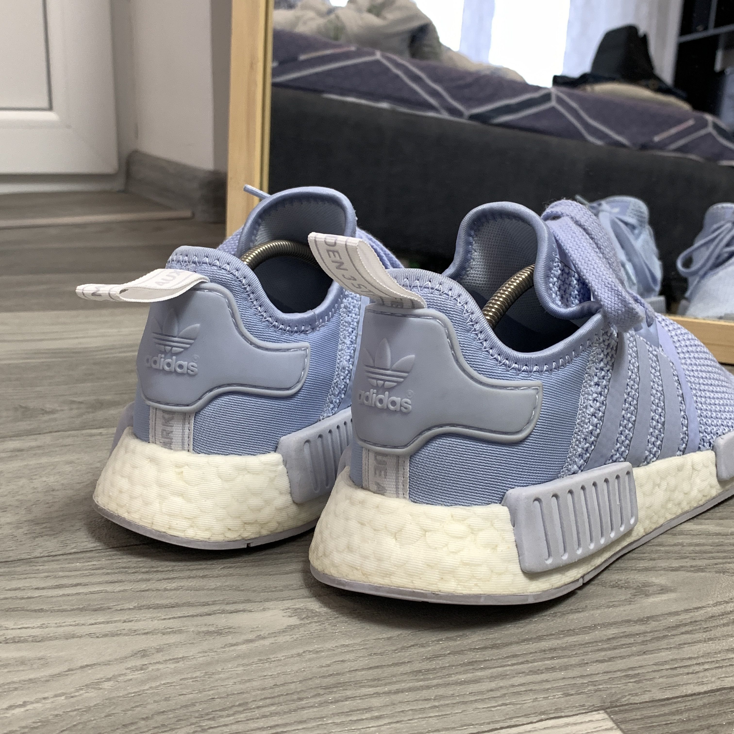 Adidas Adidas NMD_R1 Aero Blue Boost Women's Low Top Sneakers Boots Size US 8.5 / IT 38.5 - 5 Thumbnail