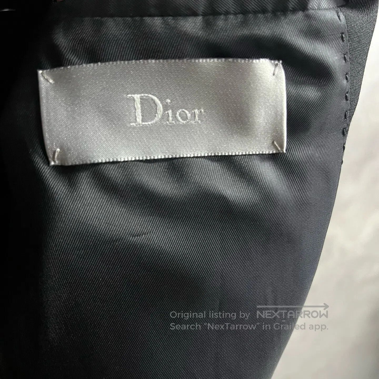 Dior Dior Spliced material trim for Blazer jackets and outerwea Size 46R - 3 Thumbnail