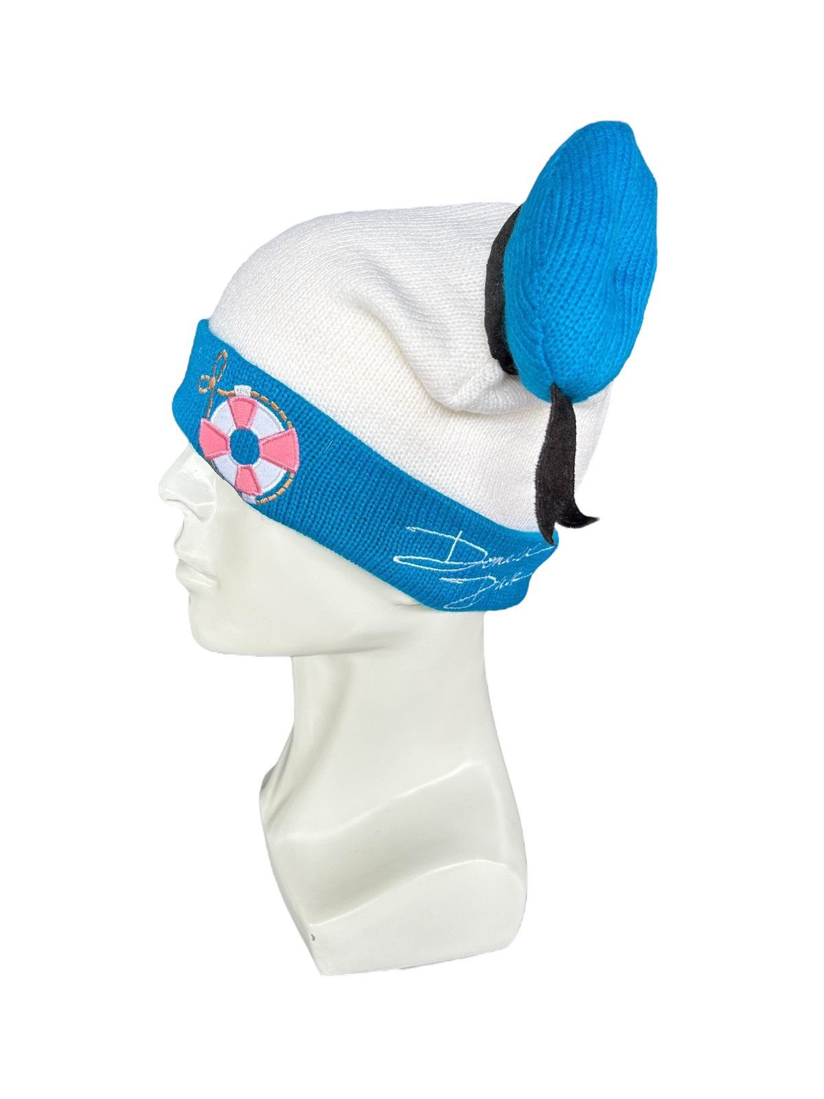 Japanese Brand × Kapital × Vintage Vtg Donald Duck Rare Beanie Hats Tokyo Disney🎌☠️☠️ Size ONE SIZE - 6 Thumbnail