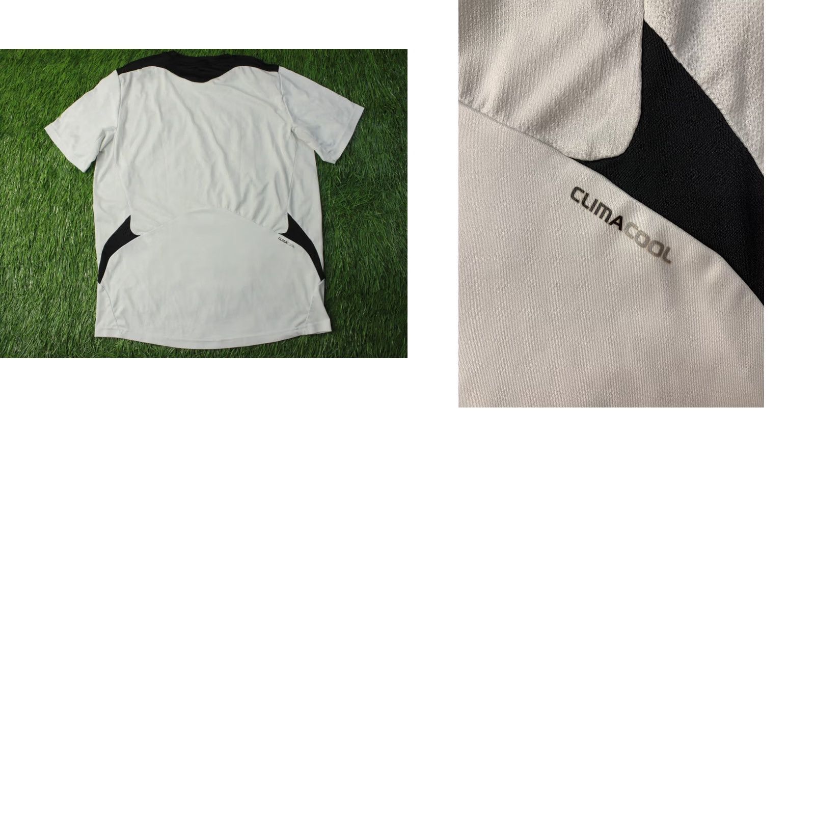 Adidas ADIDAS 365 PERFORMANCE CLIMACOOL ORIGINAL FOOTBALL SHIRT JERSEY XL Adult White and Black Football Mens Shirt Size US XL / EU 56 / 4 - 8 Thumbnail