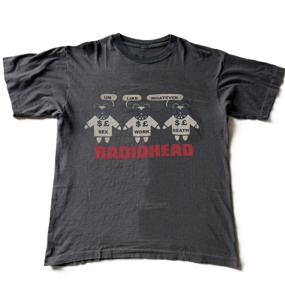 Other Rare Radiohead Band 90s Retro style Unisex Black T shirt Size US M / EU 48-50 / 2 - 1 Preview