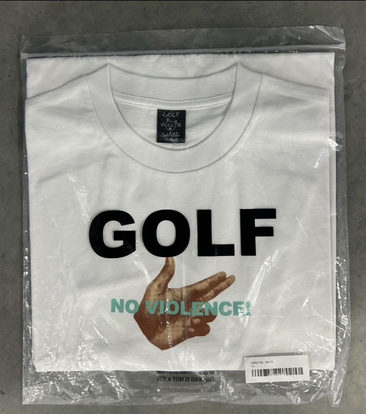 Golf Wang OKRA TEE (SIZE XL) (WHITE) - GOLF WANG Size US XL / EU 56 / 4 - 1 Preview