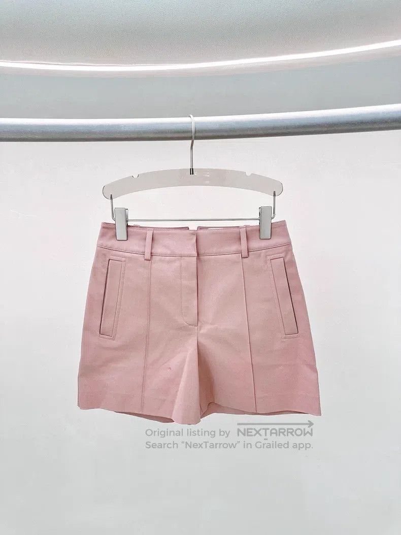 Hermes Hermes Pink straight-leg shorts Size 24" / US 00 / IT 34 - 1 Thumbnail