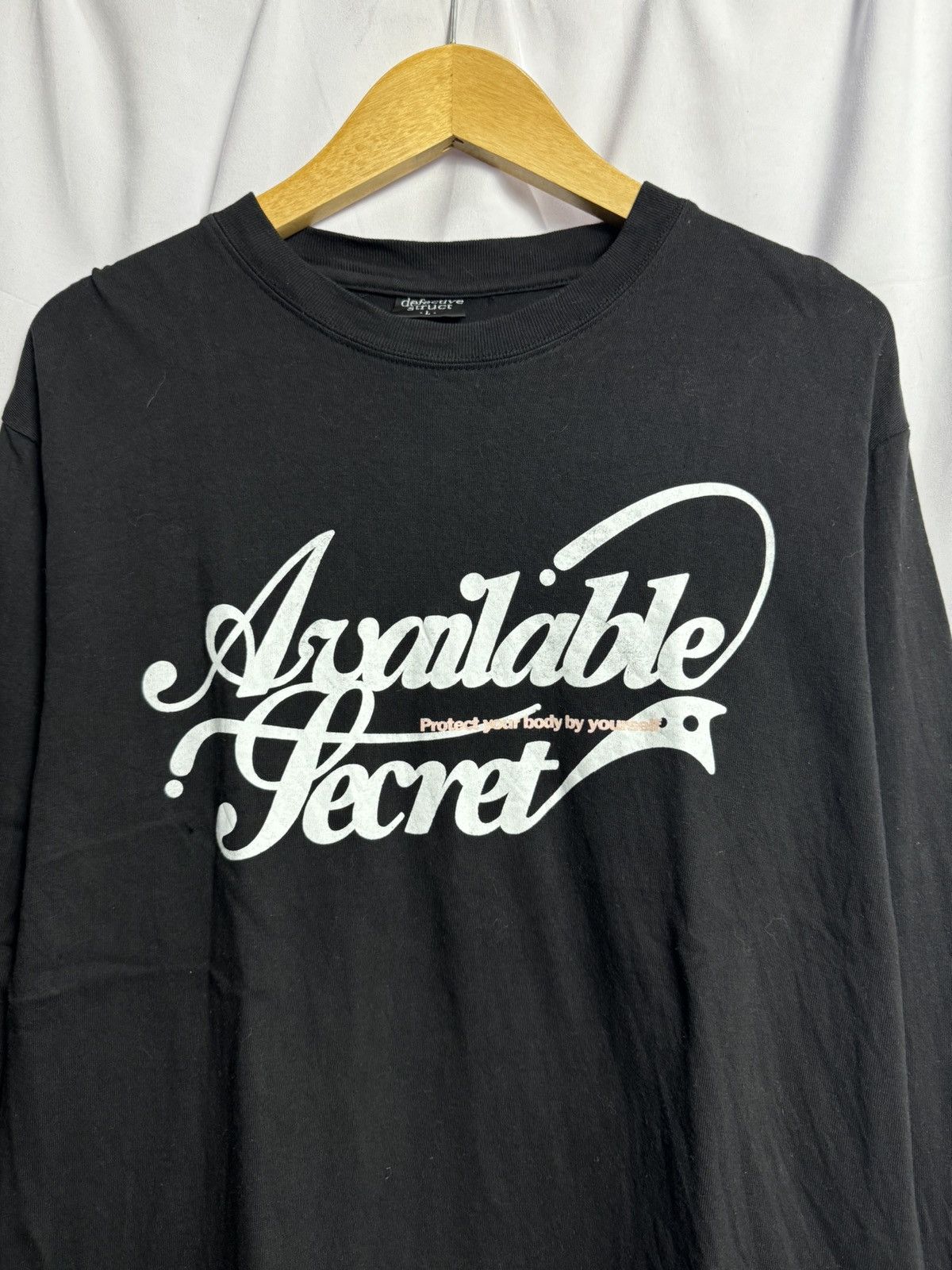 Hysteric Glamour Defective Struct "Available Secret" Long Sleeve Size US L / EU 52-54 / 3 - 2 Thumbnail