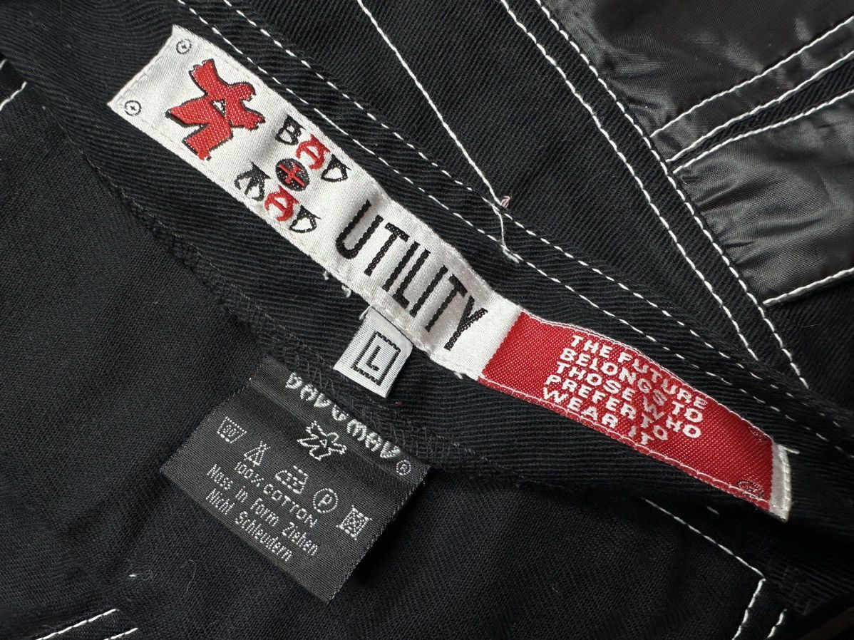 Japanese Brand BAD MAD Utility Rare Vintage Denim Rap Jeans Y2K Size US 34 / EU 50 - 6 Thumbnail