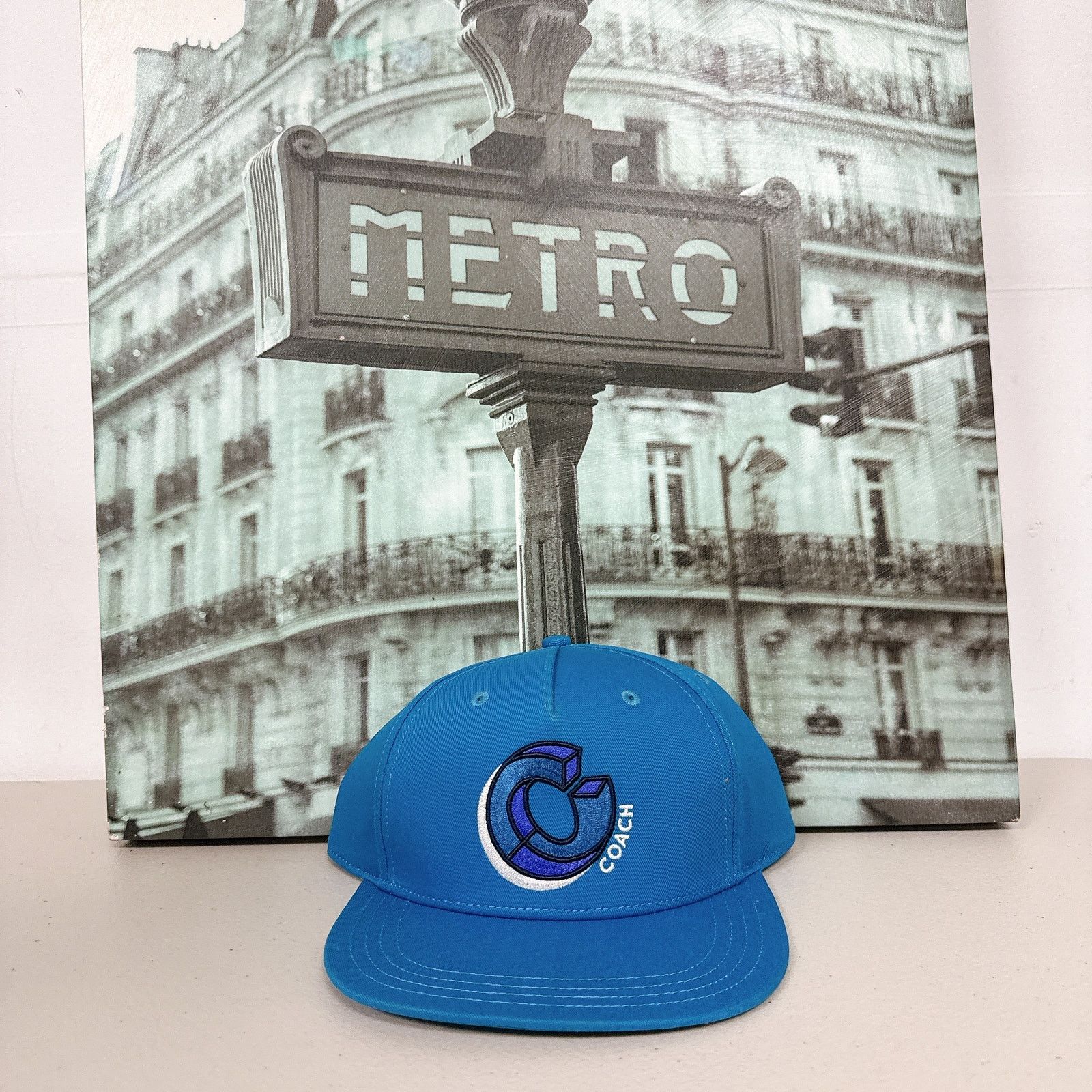 Coach SIGNATURE TWIST FLAT BRIM HAT (COACH C2451) Size ONE SIZE - 1 Thumbnail