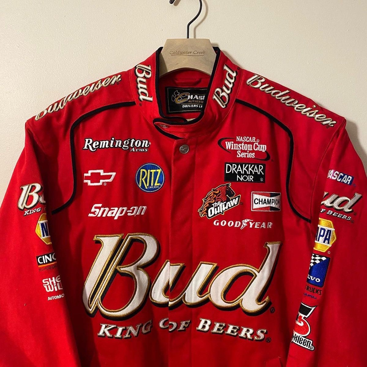 Vintage VINTAGE BUDWEISER NASCAR RACING JACKET | Grailed