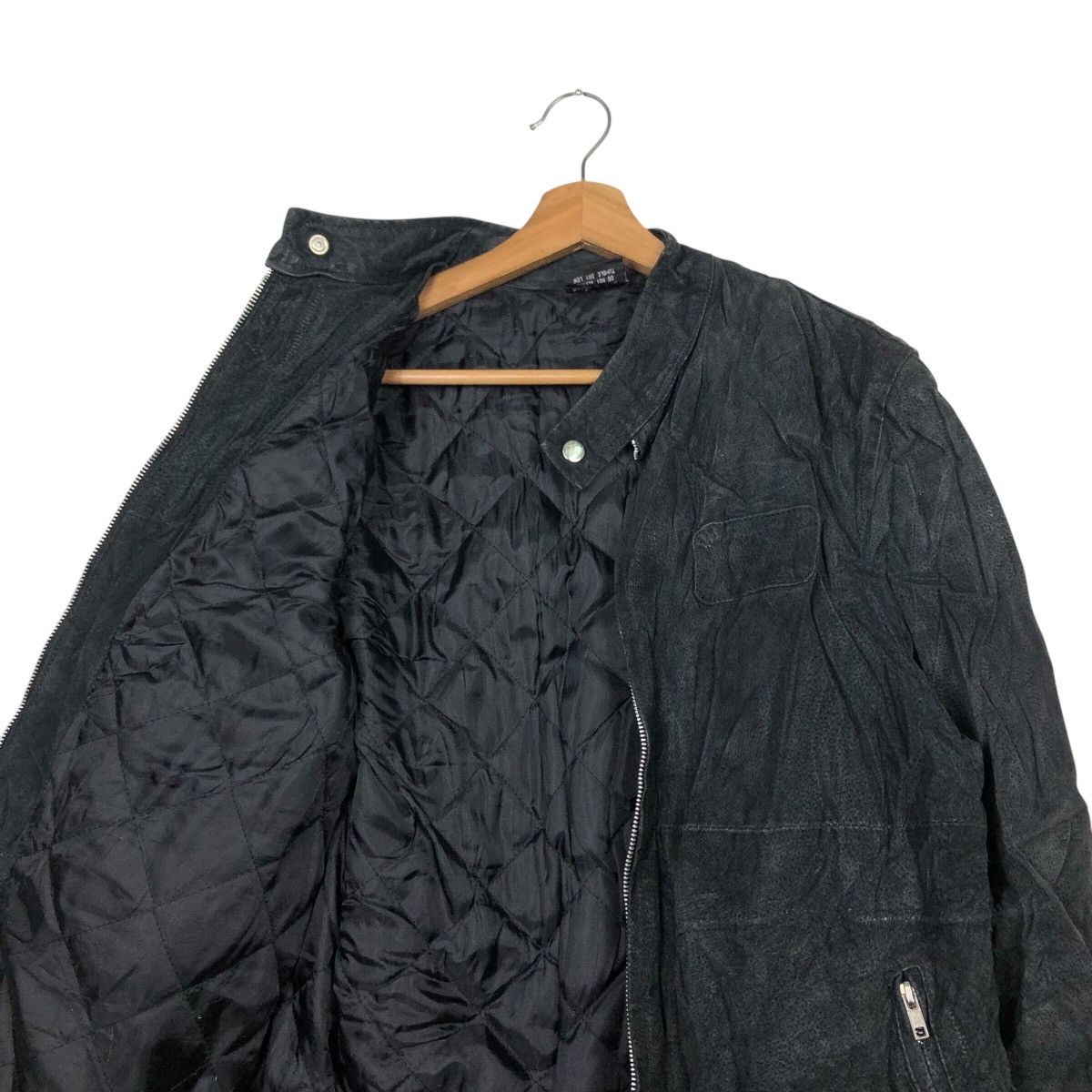 Japanese Brand 📌Vintage Biker Leather Jacket Zipper Unbranded Size US M / EU 48-50 / 2 - 13 Thumbnail