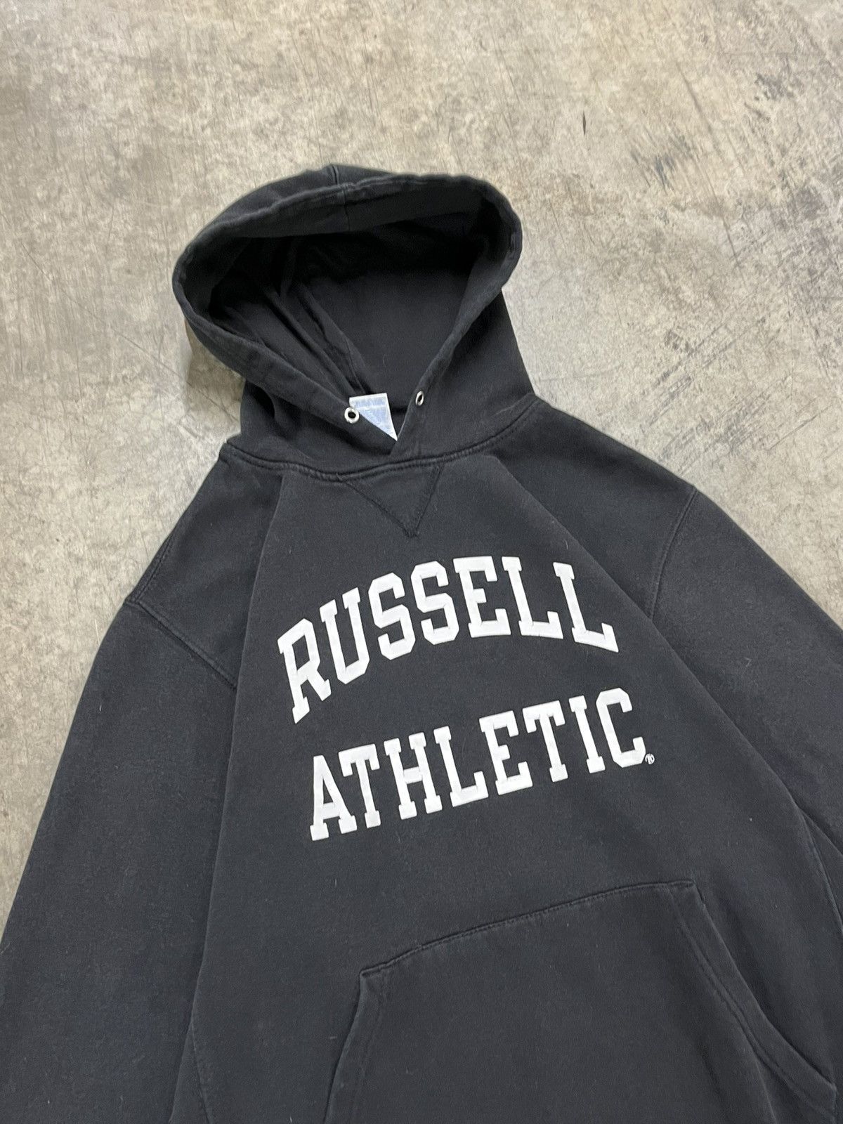 Russell Athletic × Vintage Russell athletic vintage boxy fit spell out hoodie hype rare Size US XL / EU 56 / 4 - 6 Thumbnail