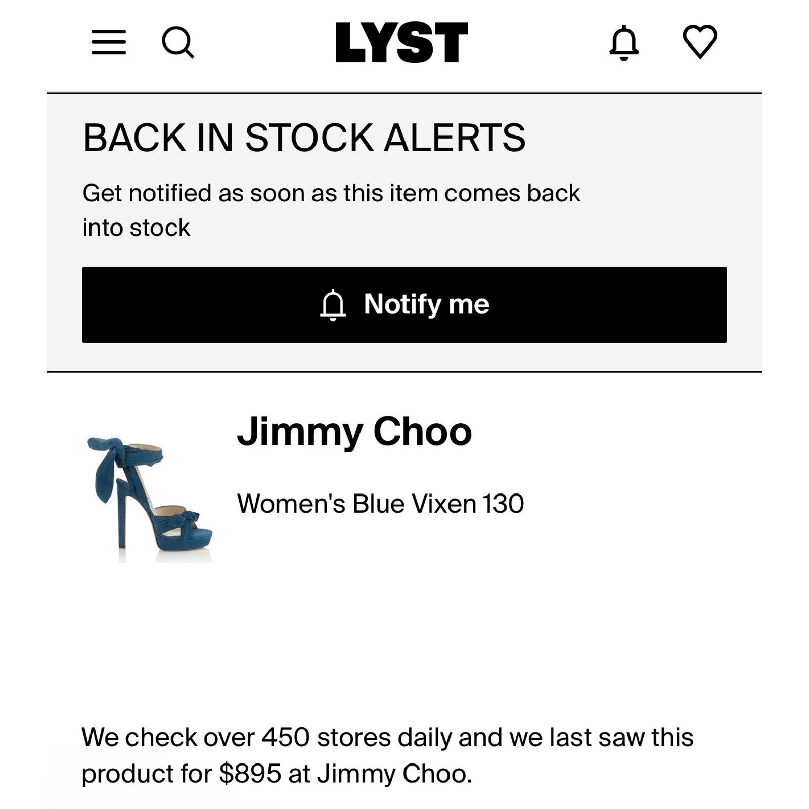 Jimmy Choo Jimmy Choo Vixen 130 Platform Sandals Midnight Blue sz 38 EU Size US 8 / IT 38 - 11 Thumbnail