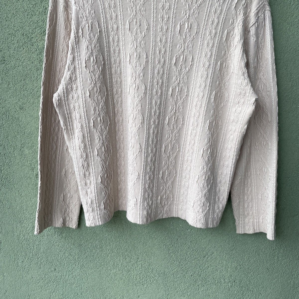 Aran Isles Knitwear Vintage Japanese Embroidered Cable Knit Sweater Jumper Size US M / EU 48-50 / 2 - 8 Thumbnail