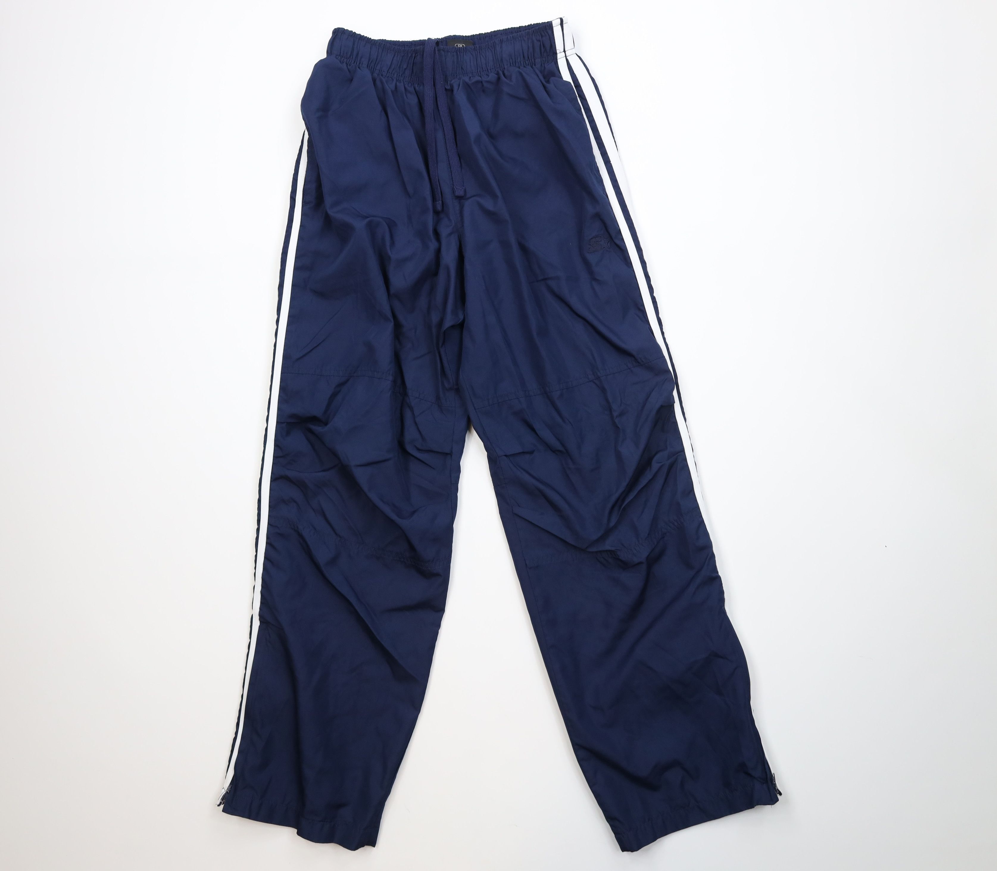 Vintage 90s Y2K Starter Lined Wide Leg Windbreaker Pants