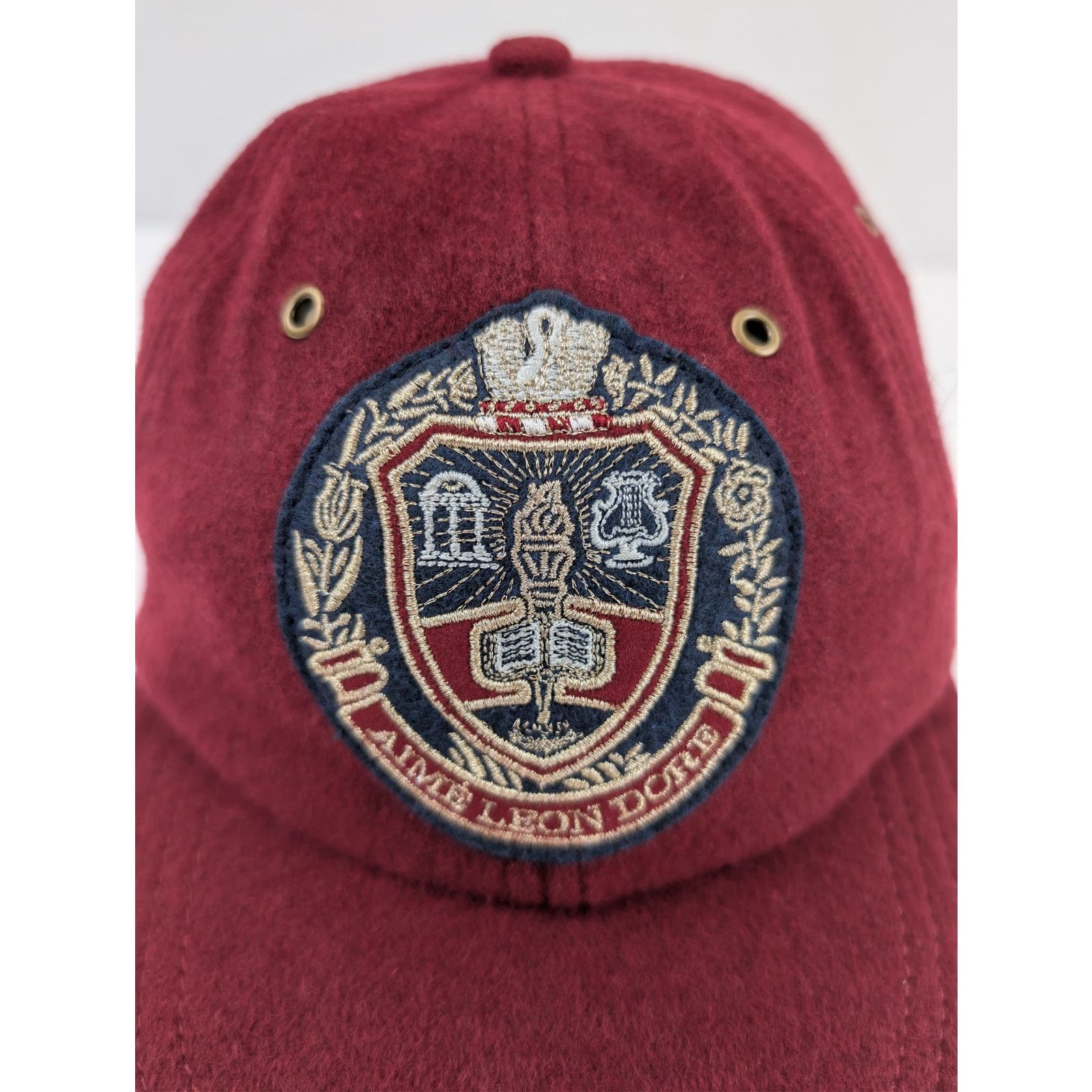 Aime Leon Dore o1rshd1 Size: OS / Bullion Patch Hat Beanie Cap / Hat Merlot Size ONE SIZE - 2 Thumbnail