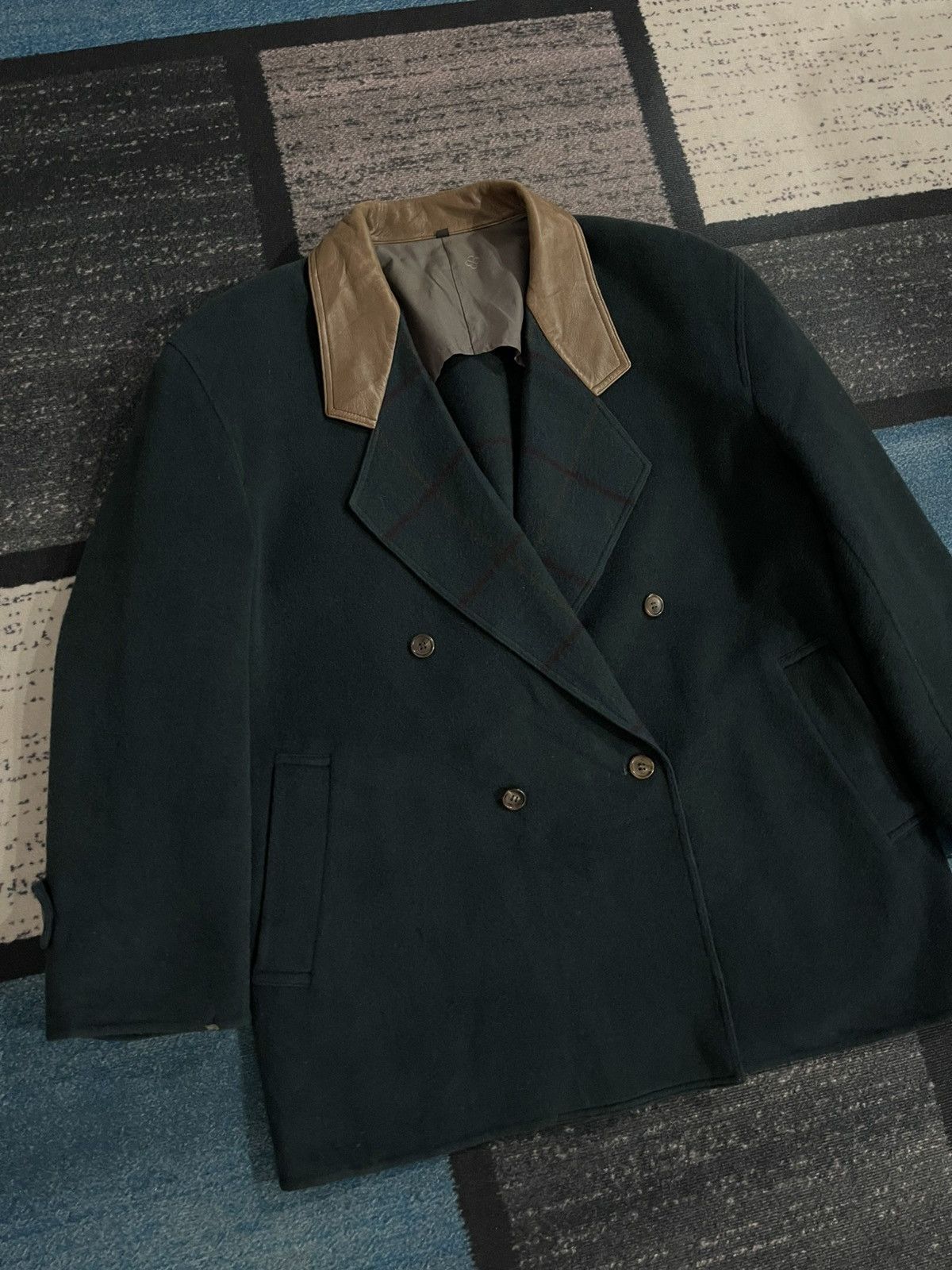 Balenciaga Vintage Balenciaga Paris Wool Coat Jacket Size US XL / EU 56 / 4 - 4 Thumbnail