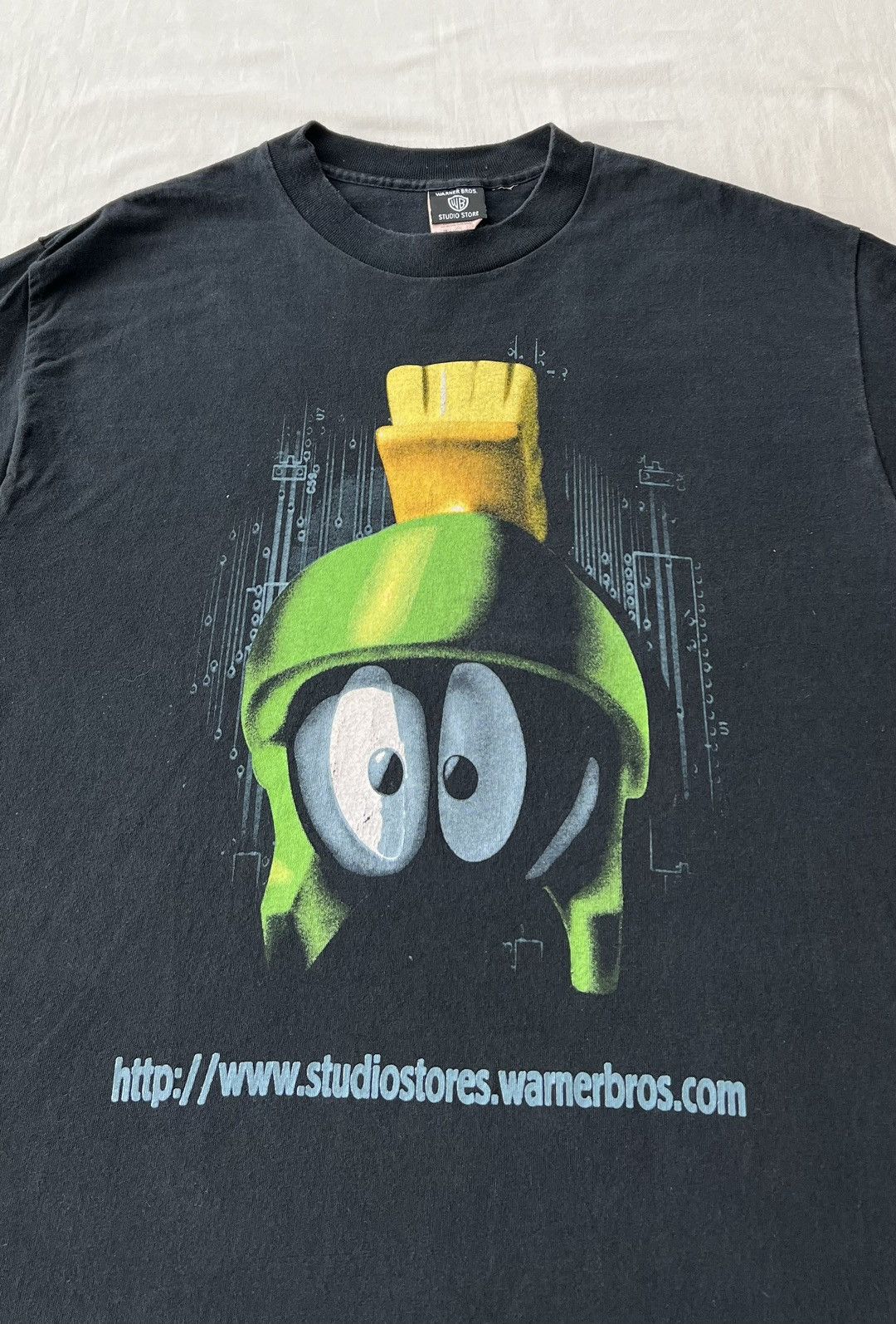 Cartoon Network Vintage 1995 Marvin the Martian Looney Tunes Cartoon T-shirt Size US L / EU 52-54 / 3 - 6 Thumbnail