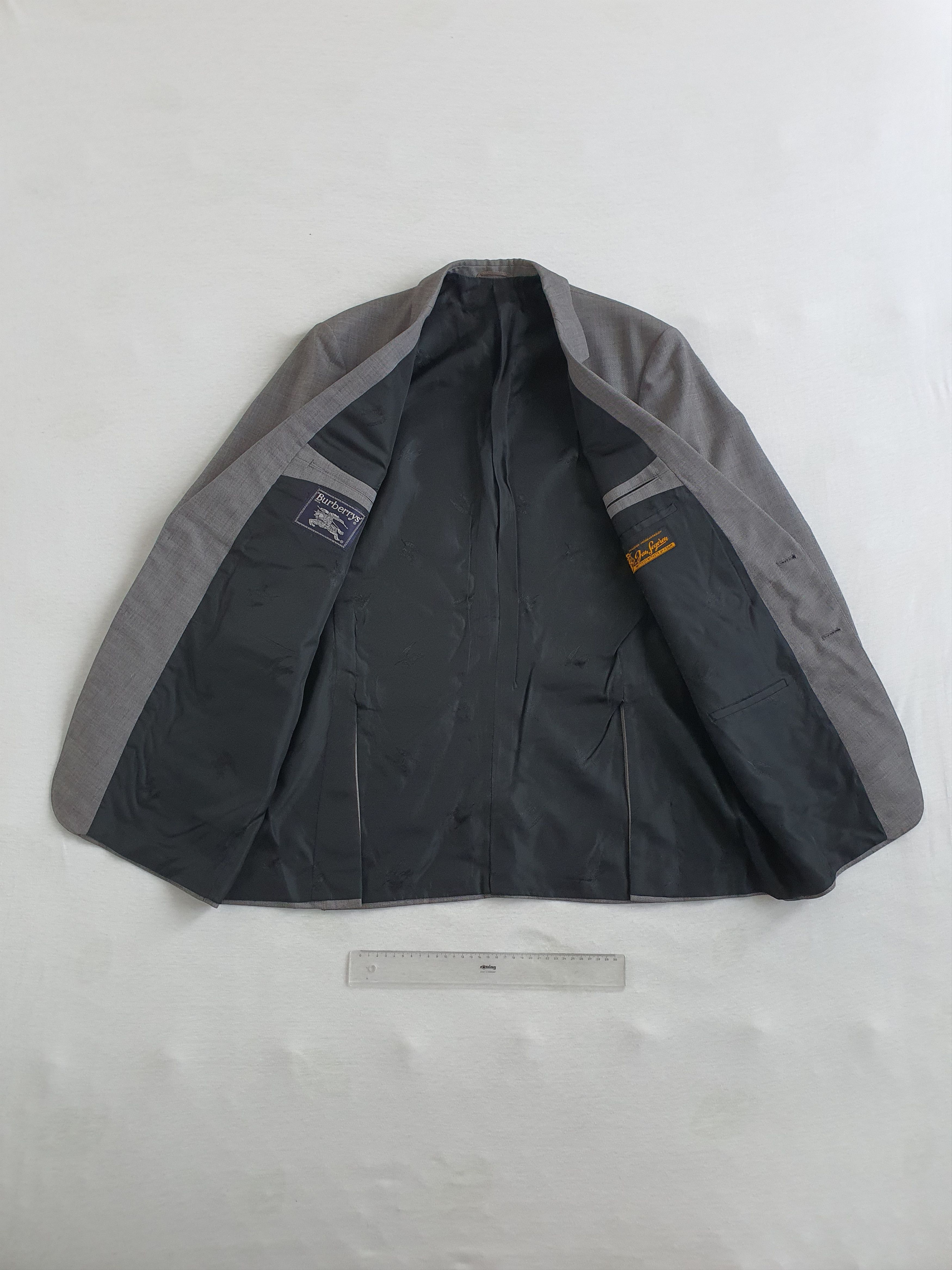 Burberry Vintage (1980s) Sports Coat Suit Jacket - Mod: LYON - EU 54 Size 44R - 4 Thumbnail