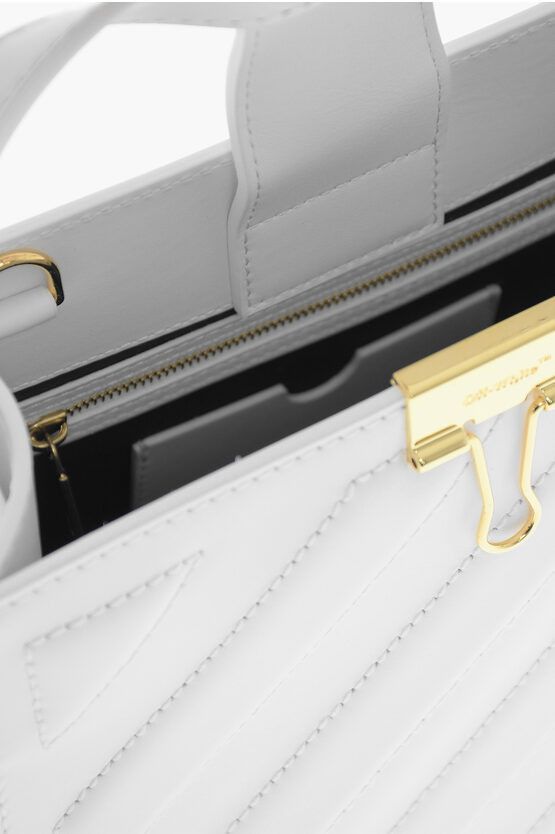 Off-White o1mle0425 Size: OS / Cross Tote Bag in White Size ONE SIZE - 5 Thumbnail