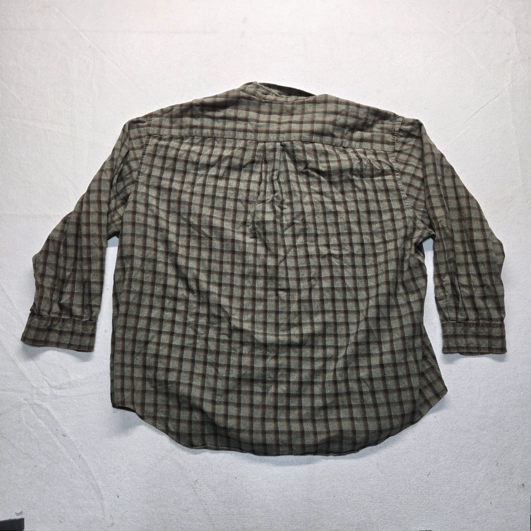Vintage VINTAGE St. John's Bay Men's Shirt Flannel Button-Down Long Sleeve Casual 3X Gray Size US XXL / EU 58 / 5 - 7 Thumbnail