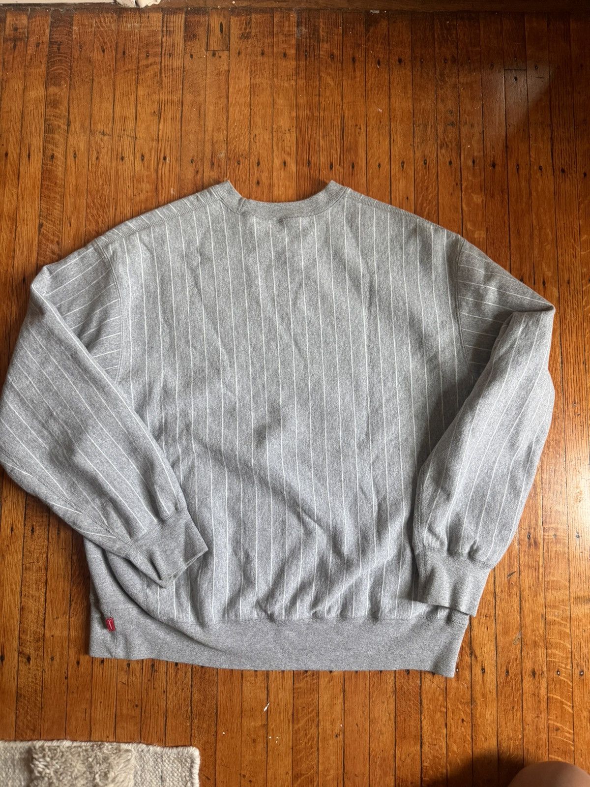 Supreme Supreme Pinstripe Crewneck Size US M / EU 48-50 / 2 - 2 Thumbnail