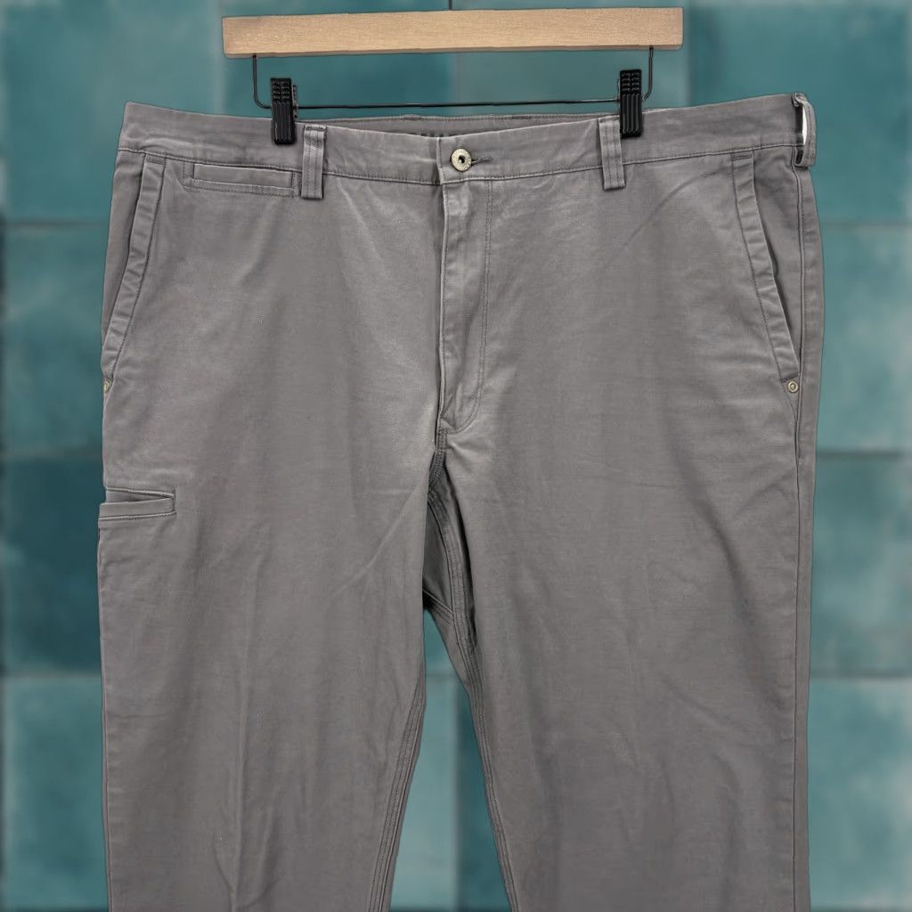 Duluth Trading Company Duluth Trading Co DuluthFlex Ballroom Slim Fit Khaki Pants Mens 40x32 Gray Stretch Workwear Cargo Size US 40 / EU 56 - 1 Thumbnail