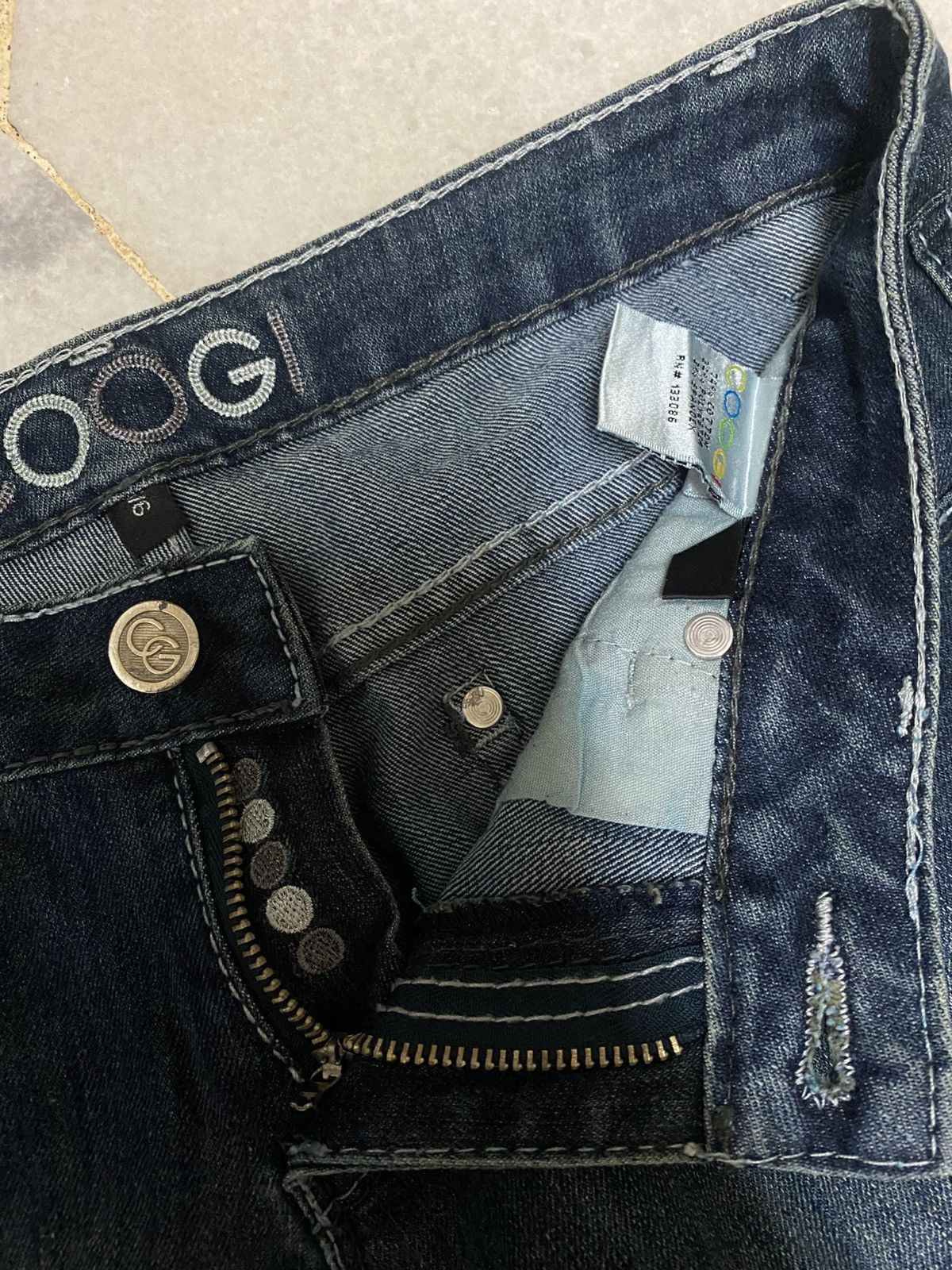 Coogi Vintage COOGI Embroidered Logo Denim Jeans - Y2K Flare Size 30" / US 8 / IT 44 - 5 Thumbnail