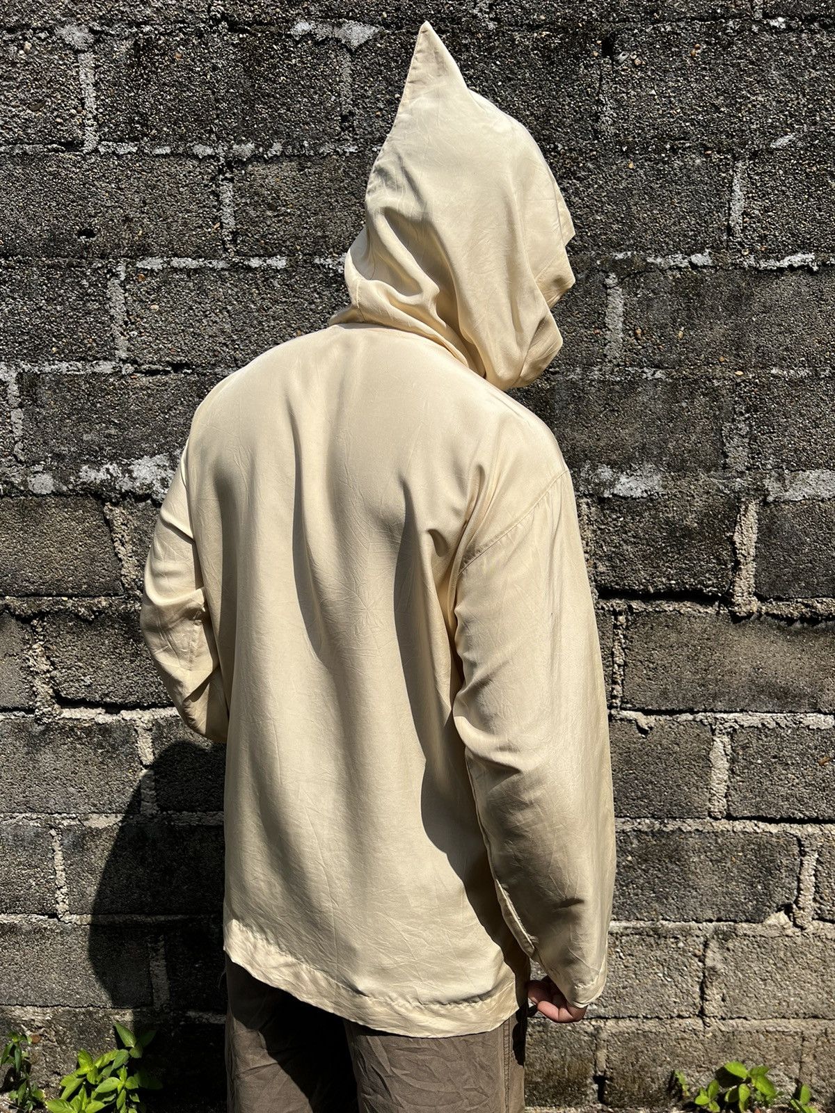 Issey Miyake ‼️ SILK ISSEY MIYAKE PERMANENTE HOOD LIGHT JACKET Size US M / EU 48-50 / 2 - 4 Thumbnail