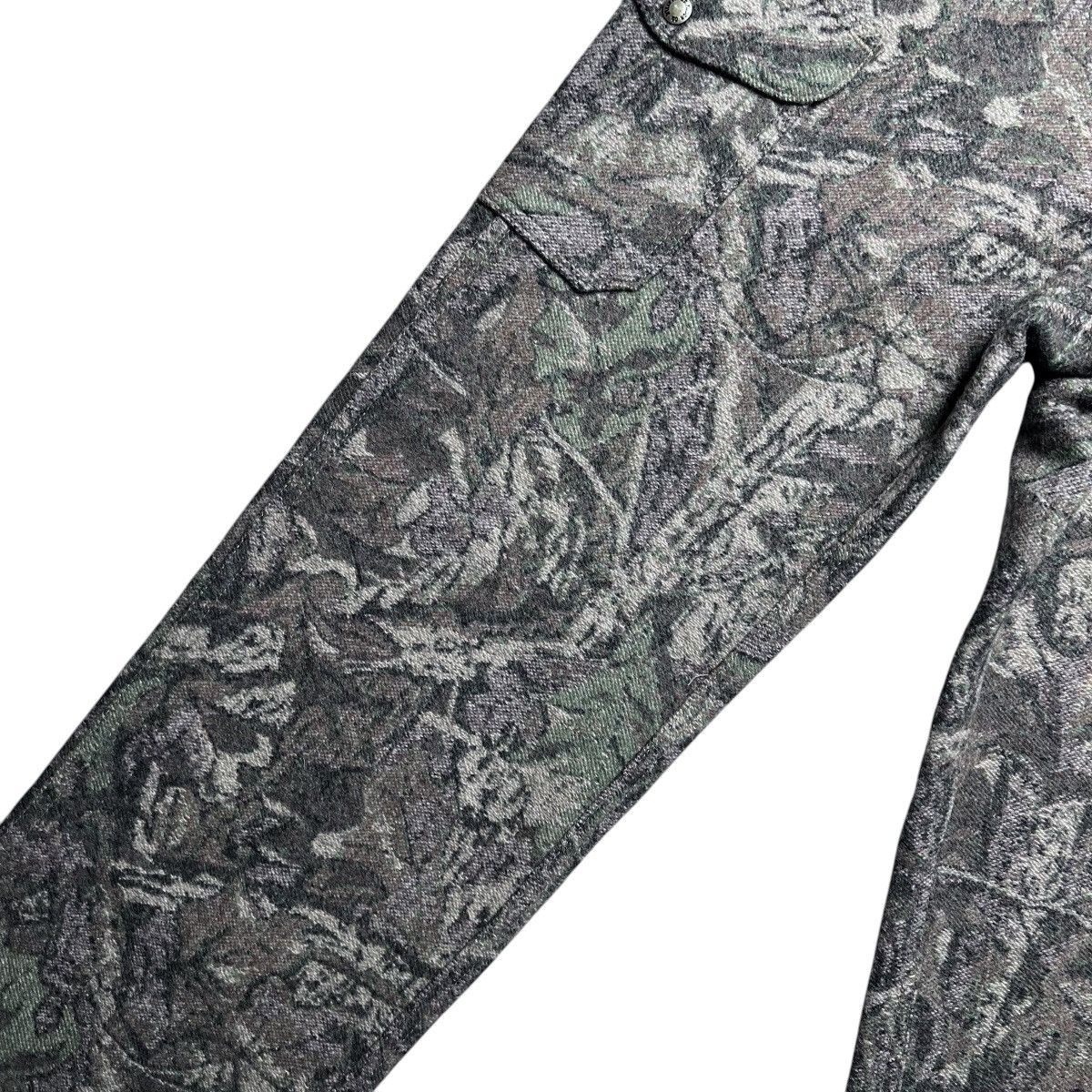 Filson × Vintage Vtg C.C. Filson Mackinaw Wool Advantage Timber Camo Overalls Size US 30 / EU 46 - 7 Thumbnail