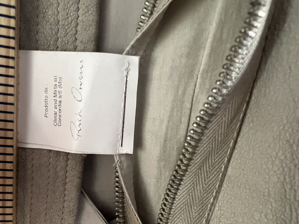 Rick Owens SS12 Rick Owens Blistered Leather High Neck Intarsia Jacket Size US L / EU 52-54 / 3 - 20 Thumbnail