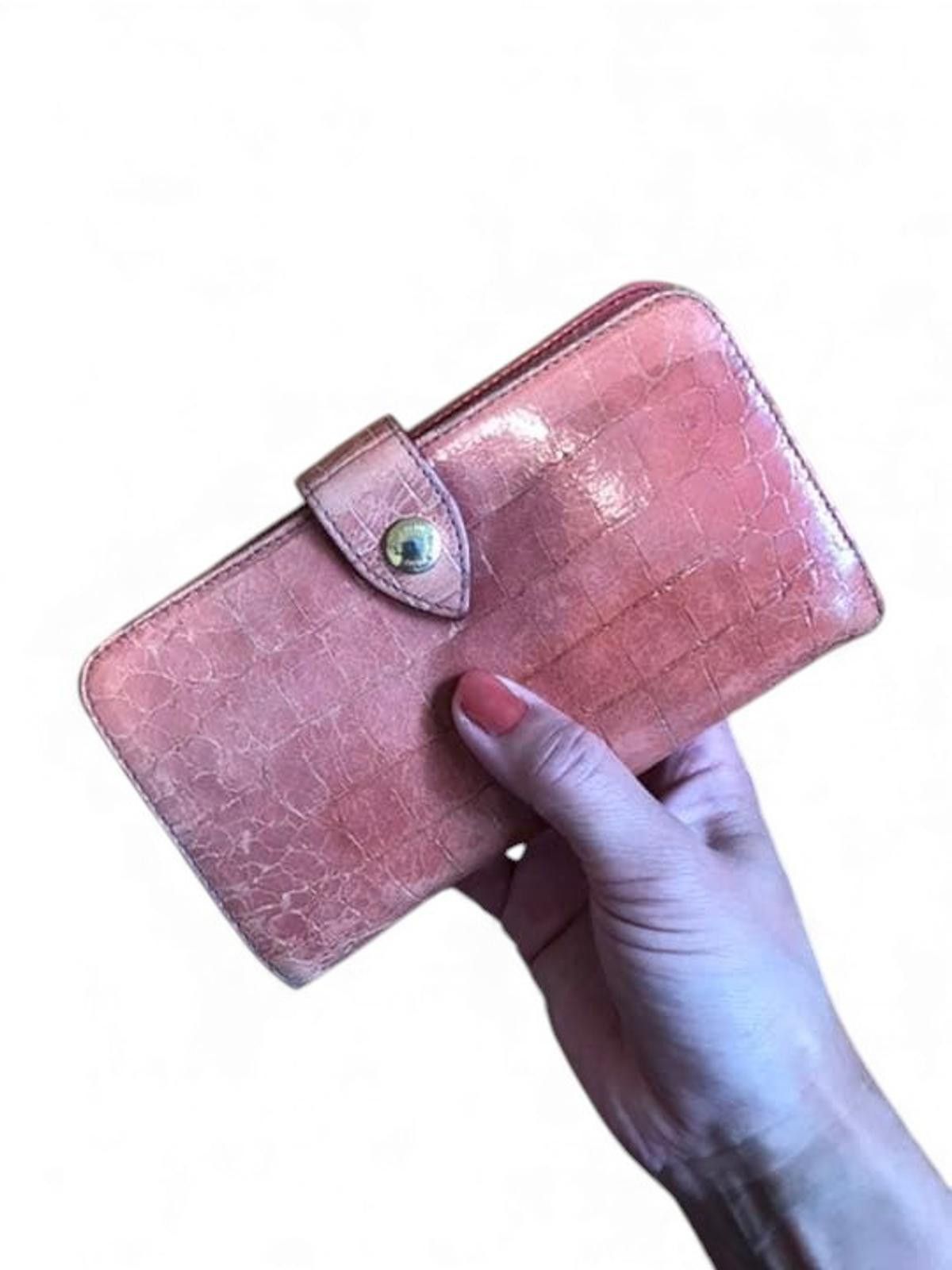 Miu Miu Miu Miu - Crocodile Embossed Leather Wallet Size ONE SIZE - 9 Thumbnail