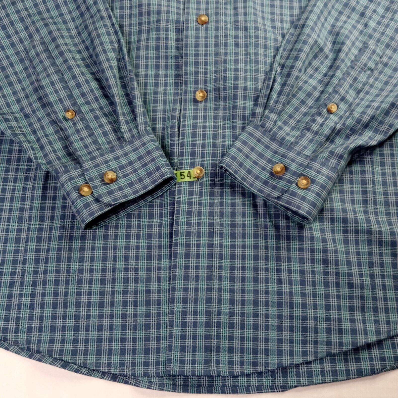 L.L. Bean L.L. Bean Traditional Fit Shirt Men's M Blue Green Check Size US M / EU 48-50 / 2 - 2 Thumbnail