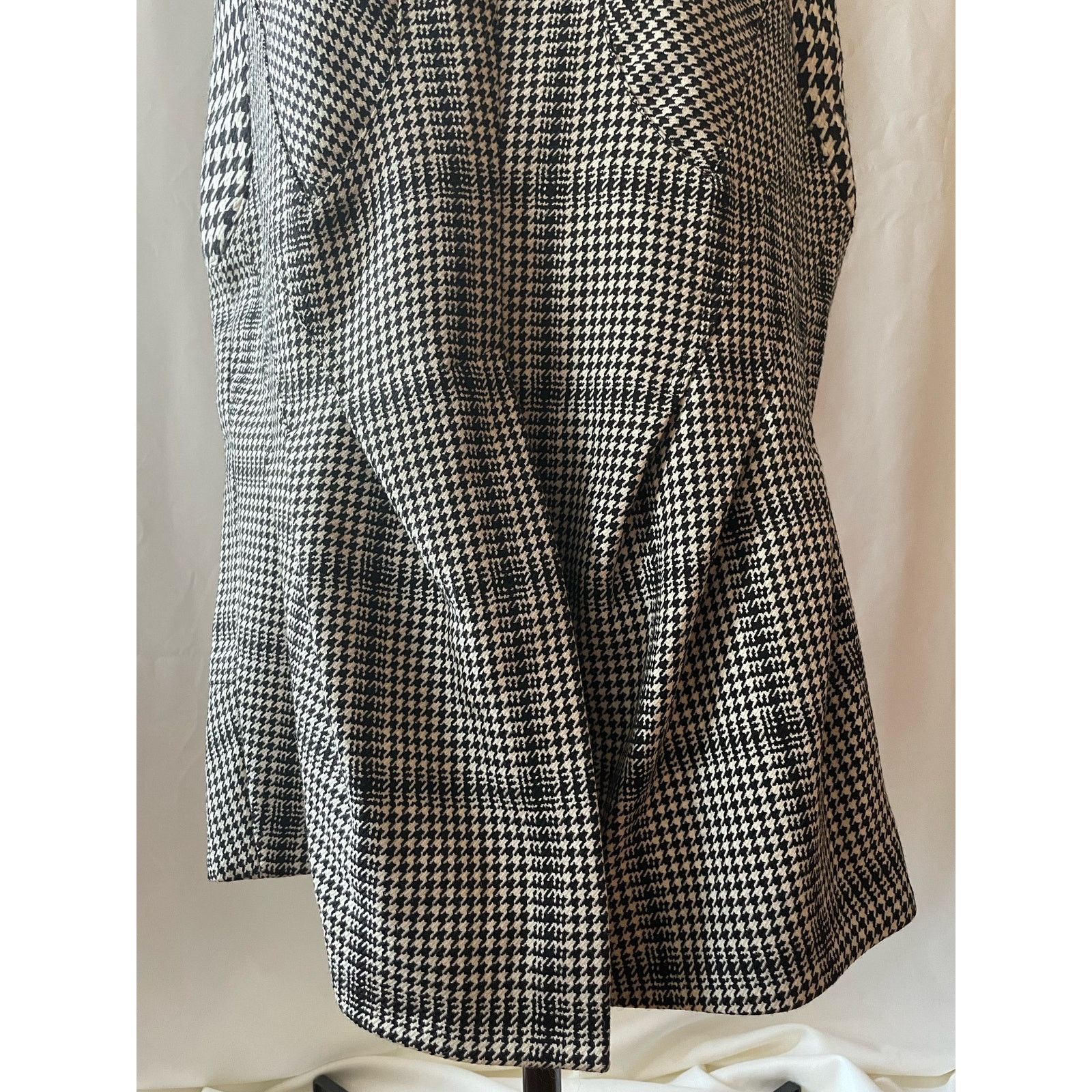 Marine Serre FW20 Marine Serre Grey Glen Check Houndstooth Skirt Size M Size 28" / US 6 / IT 42 - 5 Thumbnail
