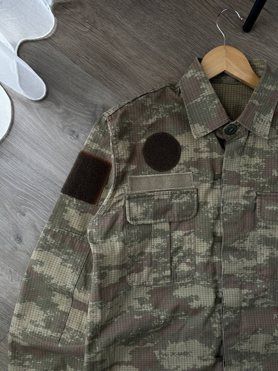Japanese Brand × Vintage Vintage Japanese Camo Tactical Patch Mens Jacket Size US M / EU 48-50 / 2 - 4 Thumbnail