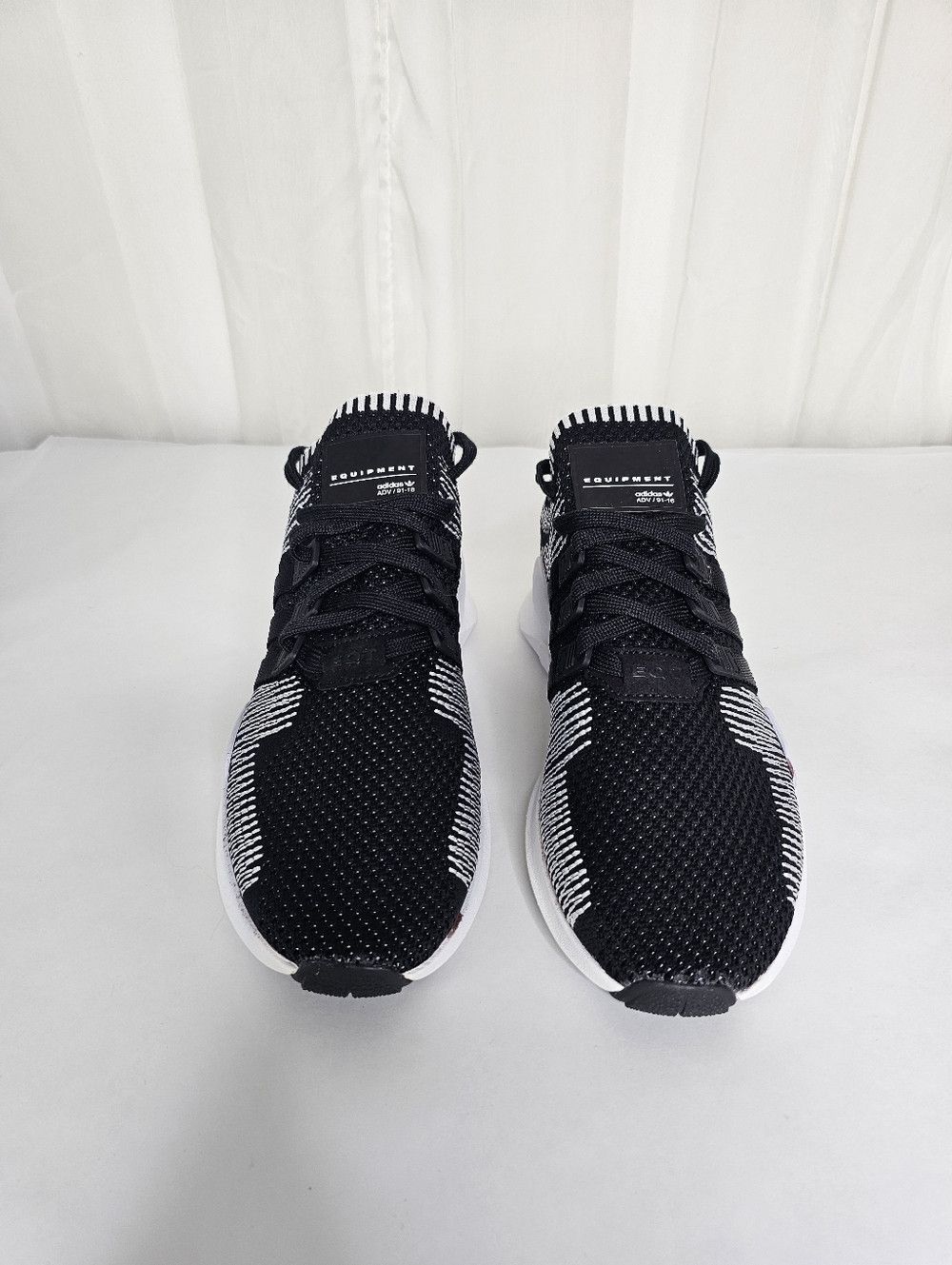 Adidas Adidas EQT Support Adv Primeknit Sneaker Black White Running Size US 8 / EU 41 - 4 Thumbnail