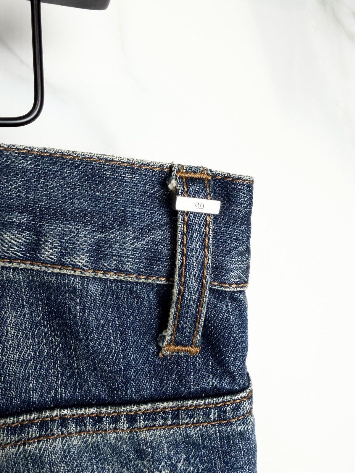 Dior × Hedi Slimane SS07 Dior Homme Spider Web Faded Denim Jeans Hedi Slimane Size US 34 / EU 50 - 6 Thumbnail