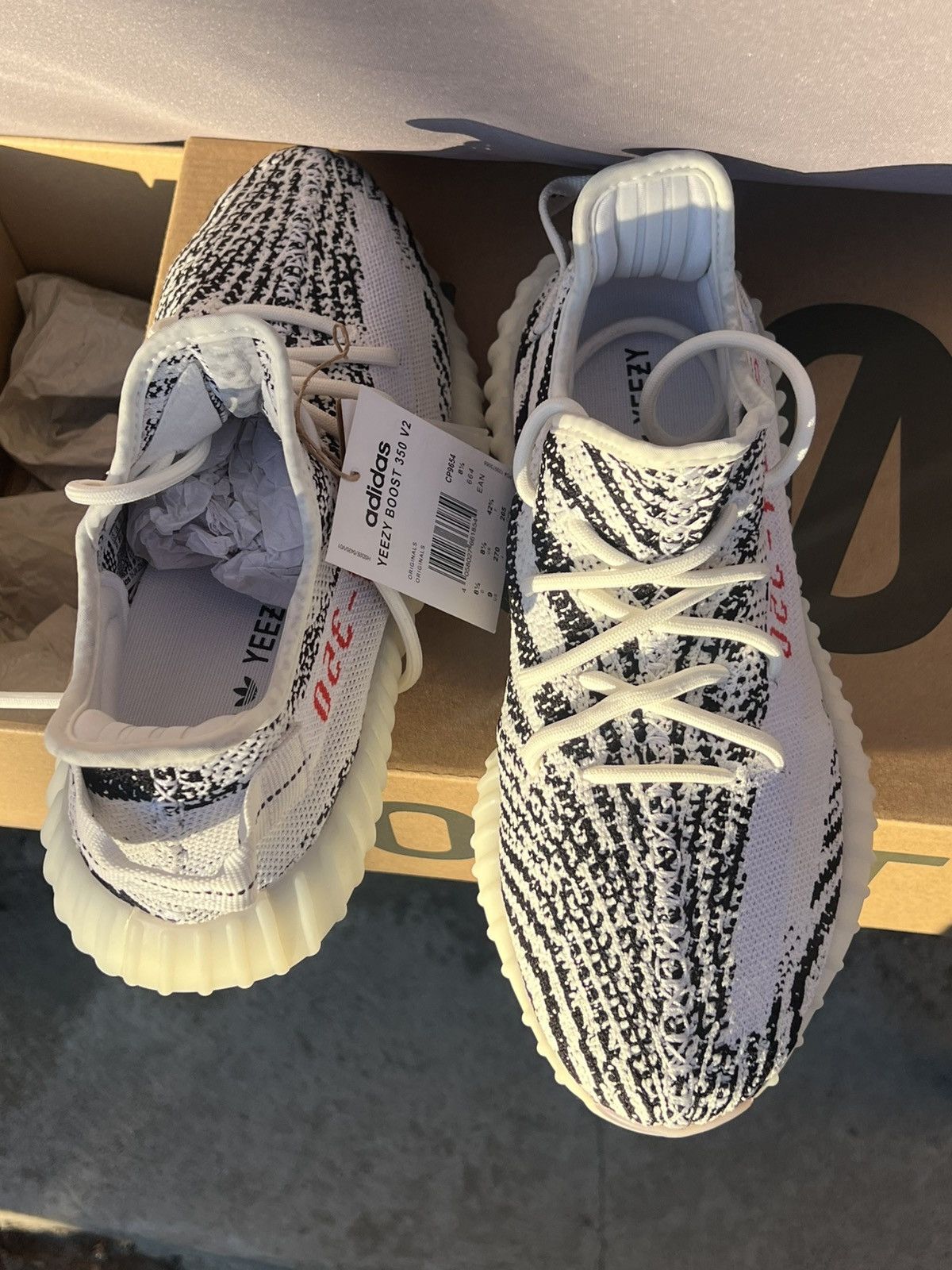 Kanye West Yeezy Sply 350 V2 Zebra 2023 Size US 9 / EU 42 - 15 Thumbnail
