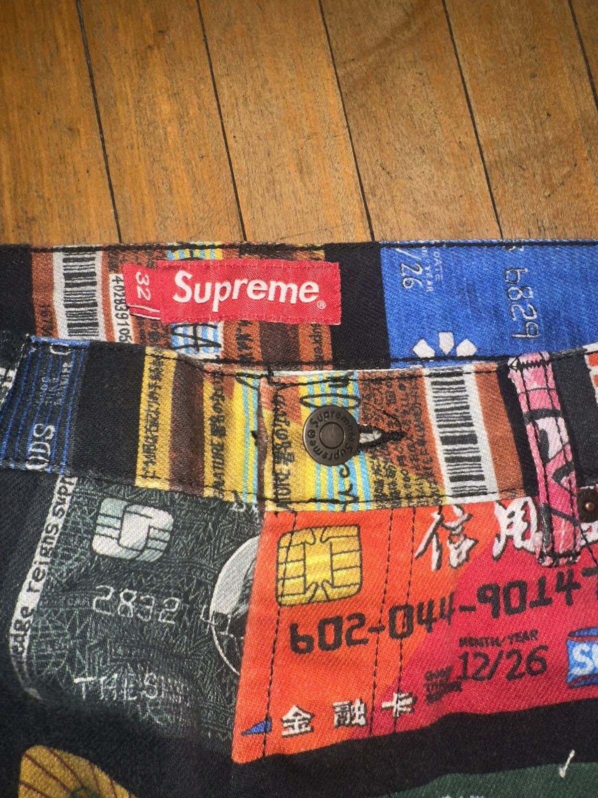 Supreme Supreme SS22 Credit Card Regular Jeans Size US 32 / EU 48 - 2 Thumbnail