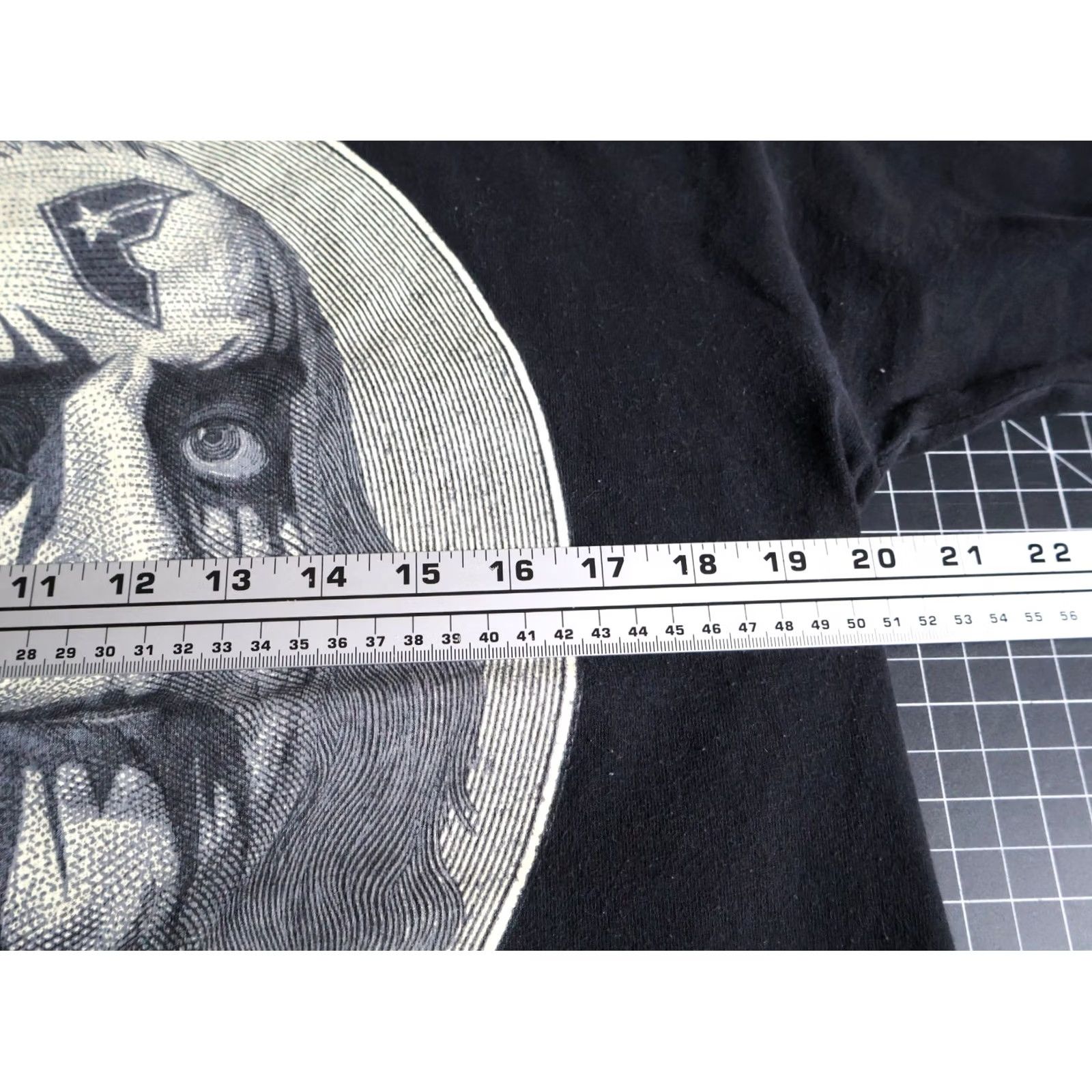 Vintage Famous Stars & Straps T-Shirt Mens Large Ben Franklin VTG Black Graphic Print Crew Neck 2000s Retro Short Sleeve Cotton Jersey Size US S / EU 44-46 / 1 - 5 Thumbnail